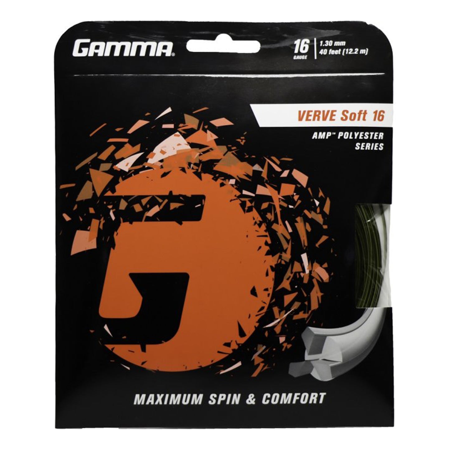 Gamma Verve Soft Saitenset 12,2m-Schwarz,Gelb Gamma Verve Soft Saitenset 12,2m-Schwarz,Gelb