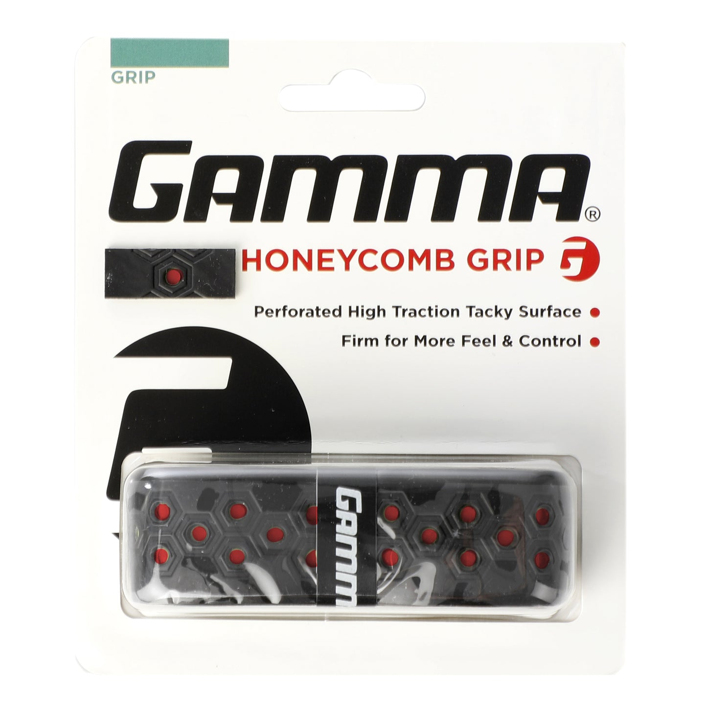 Gamma Honeycomb Cushion Grip Pack 1 Unité-Noir,Rouge Gamma Honeycomb Cushion Grip Pack 1 Unité-Noir,Rouge