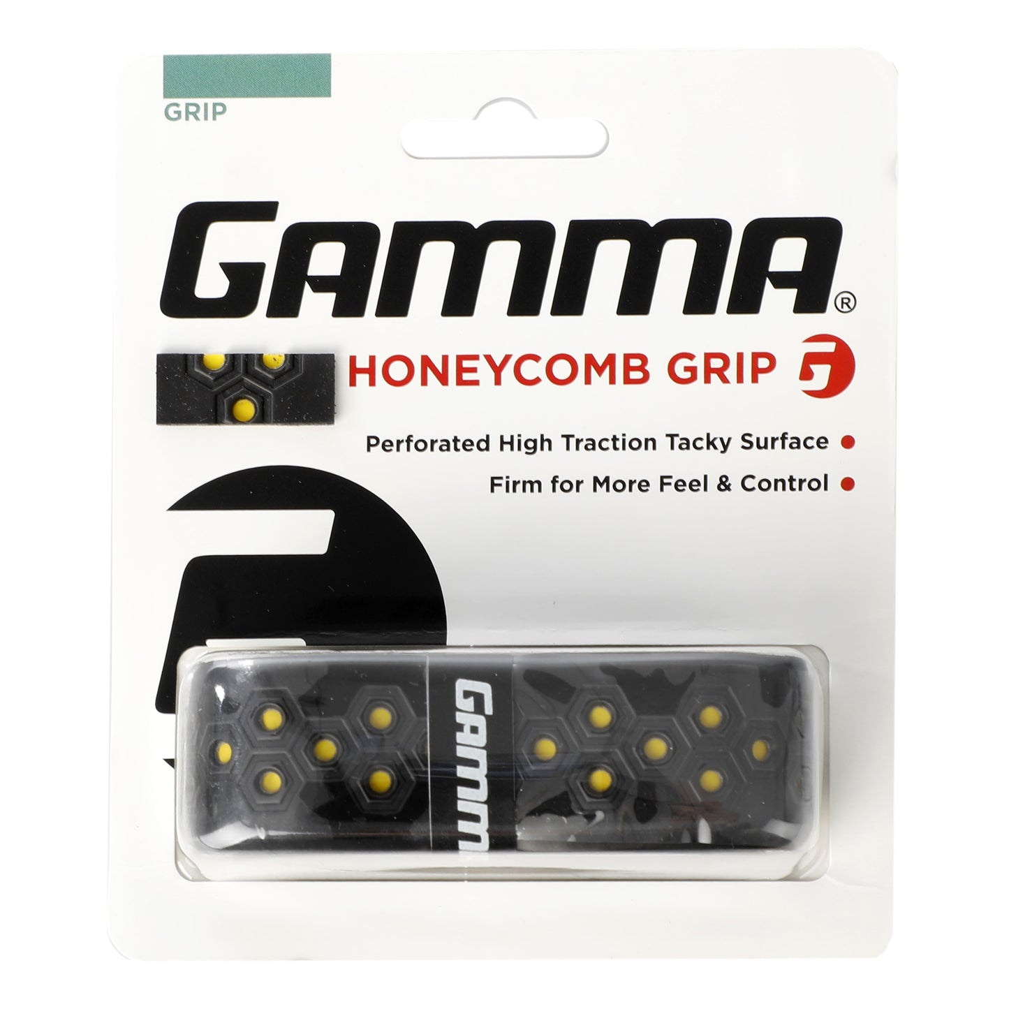 Gamma Honeycomb Cushion Grip Pack 1 unité - noir Gamma Honeycomb Cushion Grip Pack 1 unité - noir