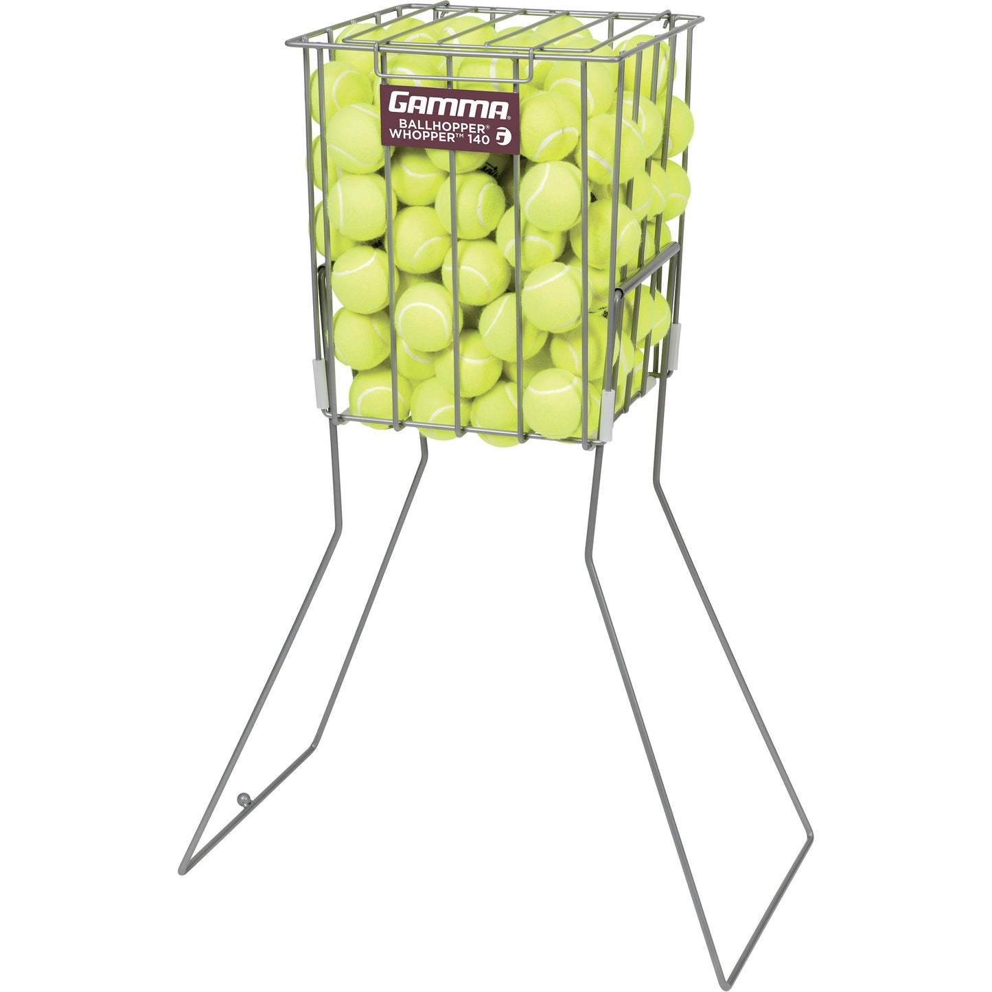 Gamma Ballhopper Whopper 140 Panier À Balles-Argent Gamma Ballhopper Whopper 140 Panier À Balles-Argent