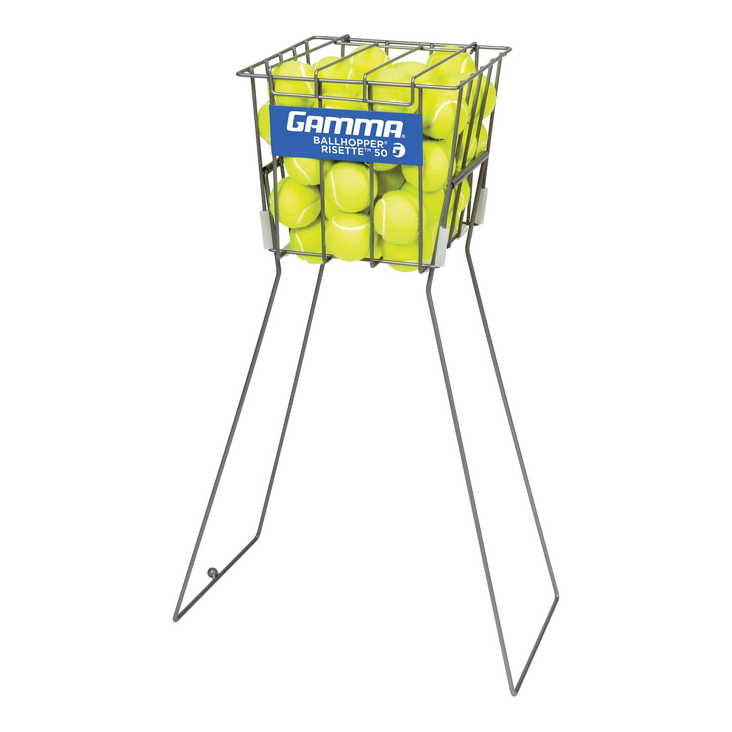 Gamma Ballhopper Risette 50 Cesto Per Palline-Argento Gamma Ballhopper Risette 50 Cesto Per Palline-Argento