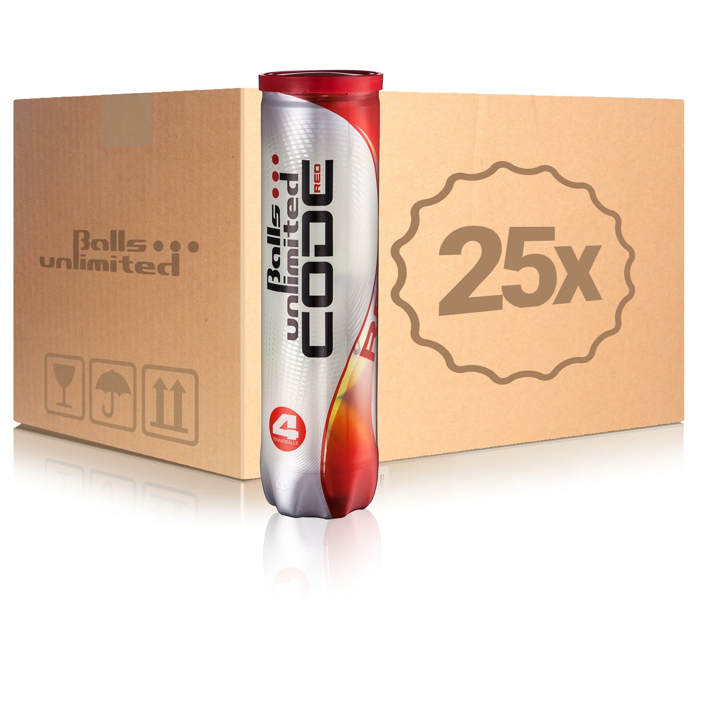 Balls Unlimited 25x 4er Dose Code Red Balls Unlimited 25x 4er Dose Code Red