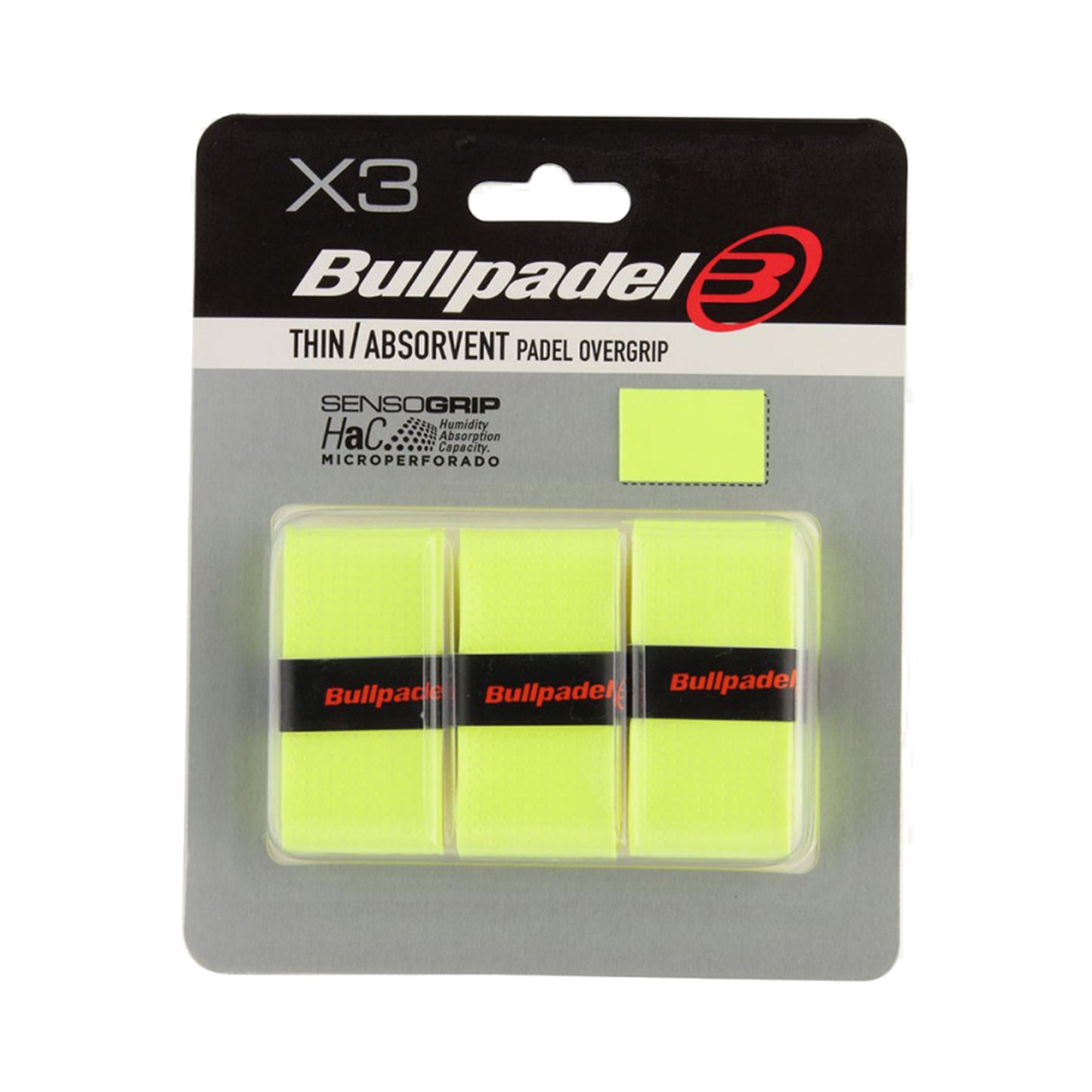 Bullpadel GB-1705 SENSO ABSORBENT-Jaunes Fluo Bullpadel GB-1705 SENSO ABSORBENT-Jaunes Fluo