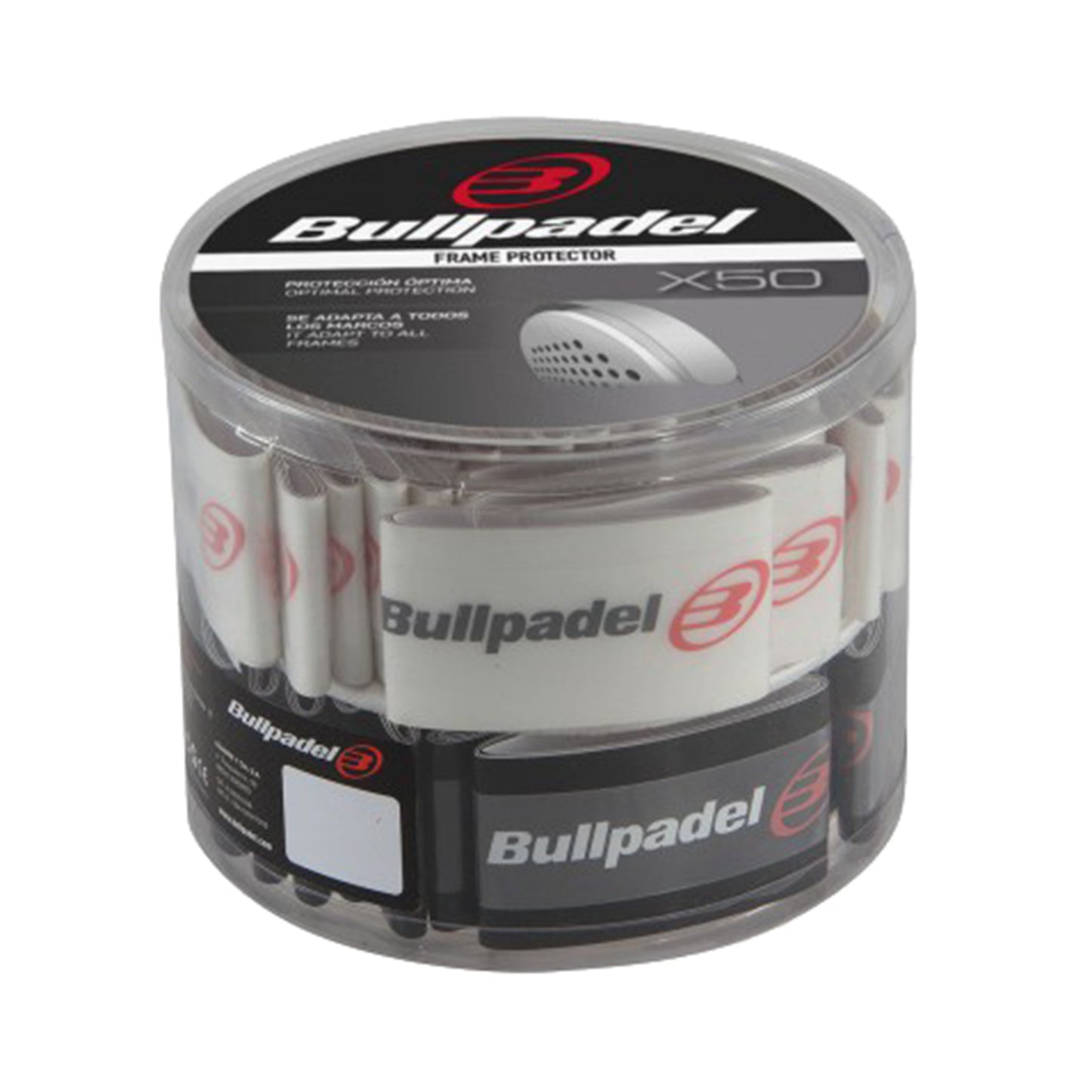 Bullpadel Rahmenschutzband 50er Box-Schwarz Bullpadel Rahmenschutzband 50er Box-Schwarz