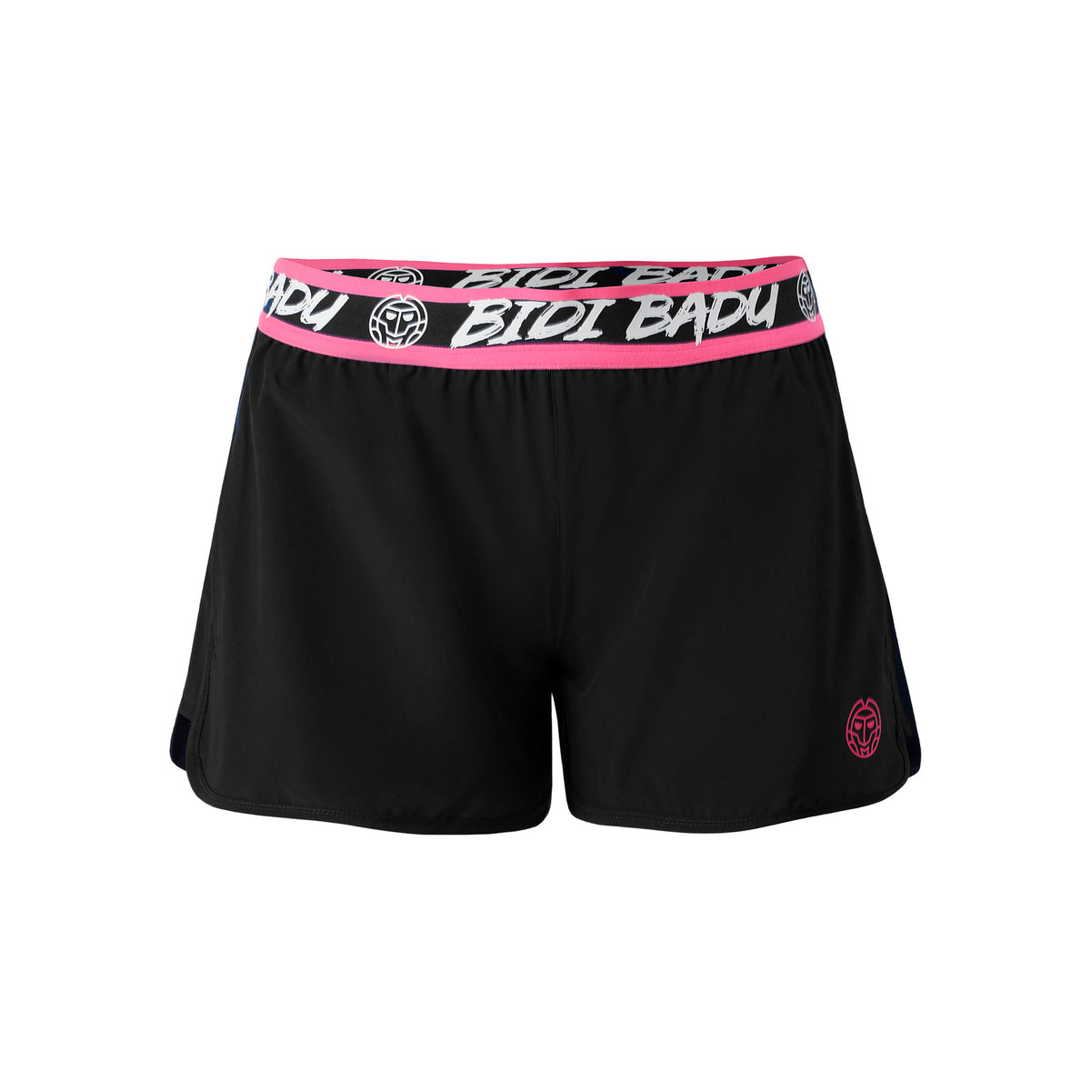 BIDI BADU Tiida Tech 2in1 Shorts Femmes - noir, pink BIDI BADU Tiida Tech 2in1 Shorts Femmes - noir, pink