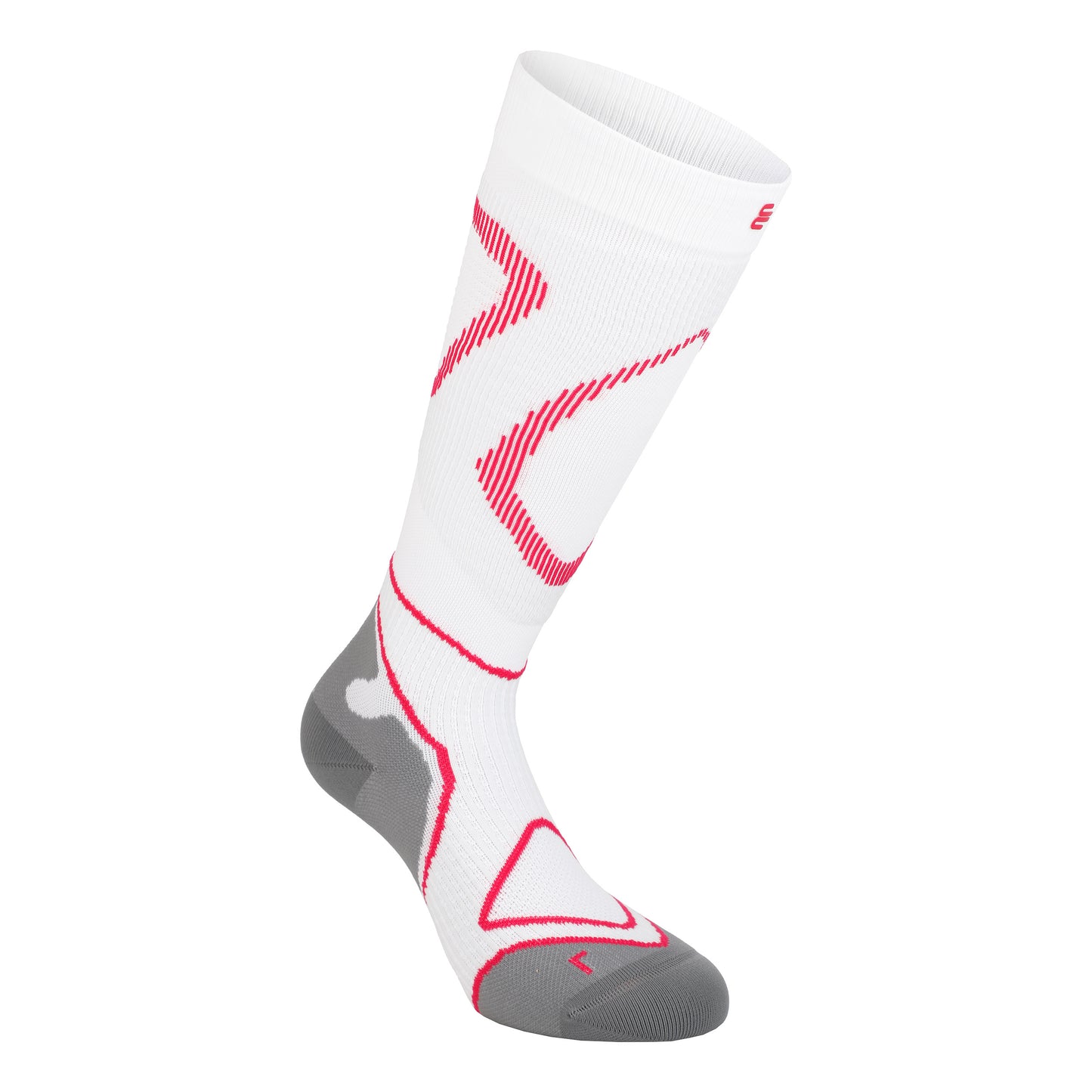 Bauerfeind Performance Chaussettes De Compression Femmes-Blanc,Pink Bauerfeind Performance Chaussettes De Compression Femmes-Blanc,Pink