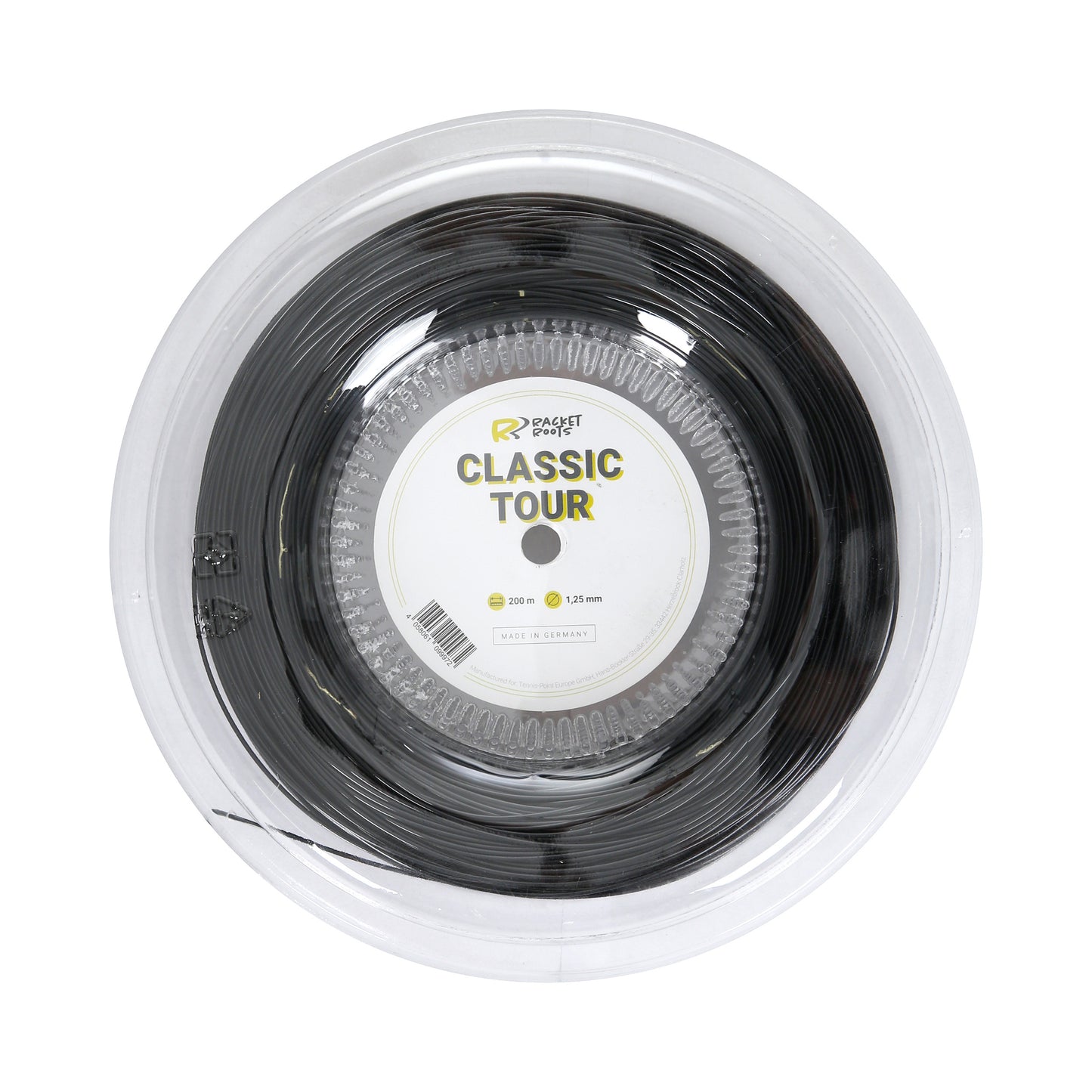 Racket Roots RR Classic Tour Saitenrolle 200m-Schwarz Racket Roots RR Classic Tour Saitenrolle 200m-Schwarz