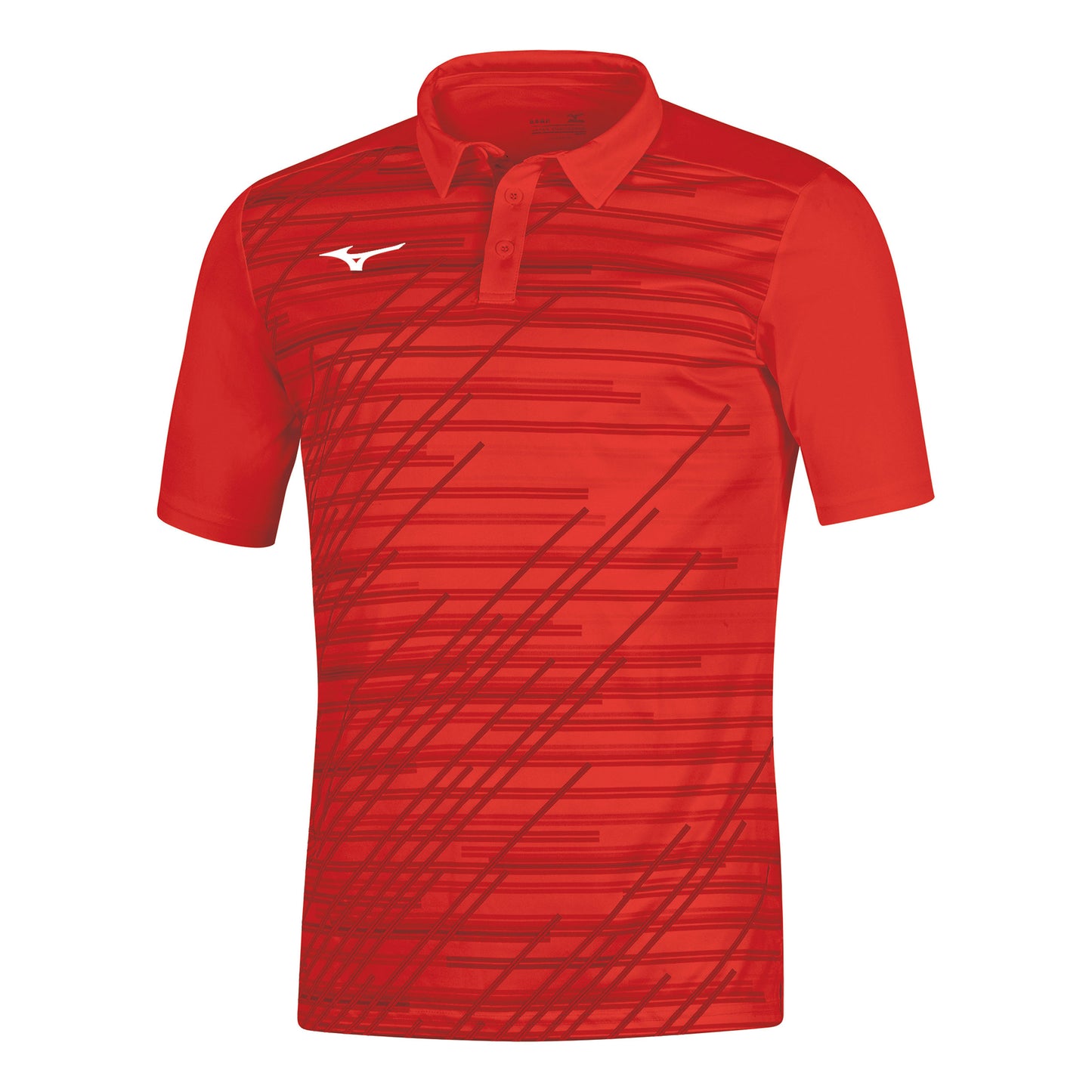 Mizuno Team Chiba Polo Herren-rot Mizuno Team Chiba Polo Herren-rot