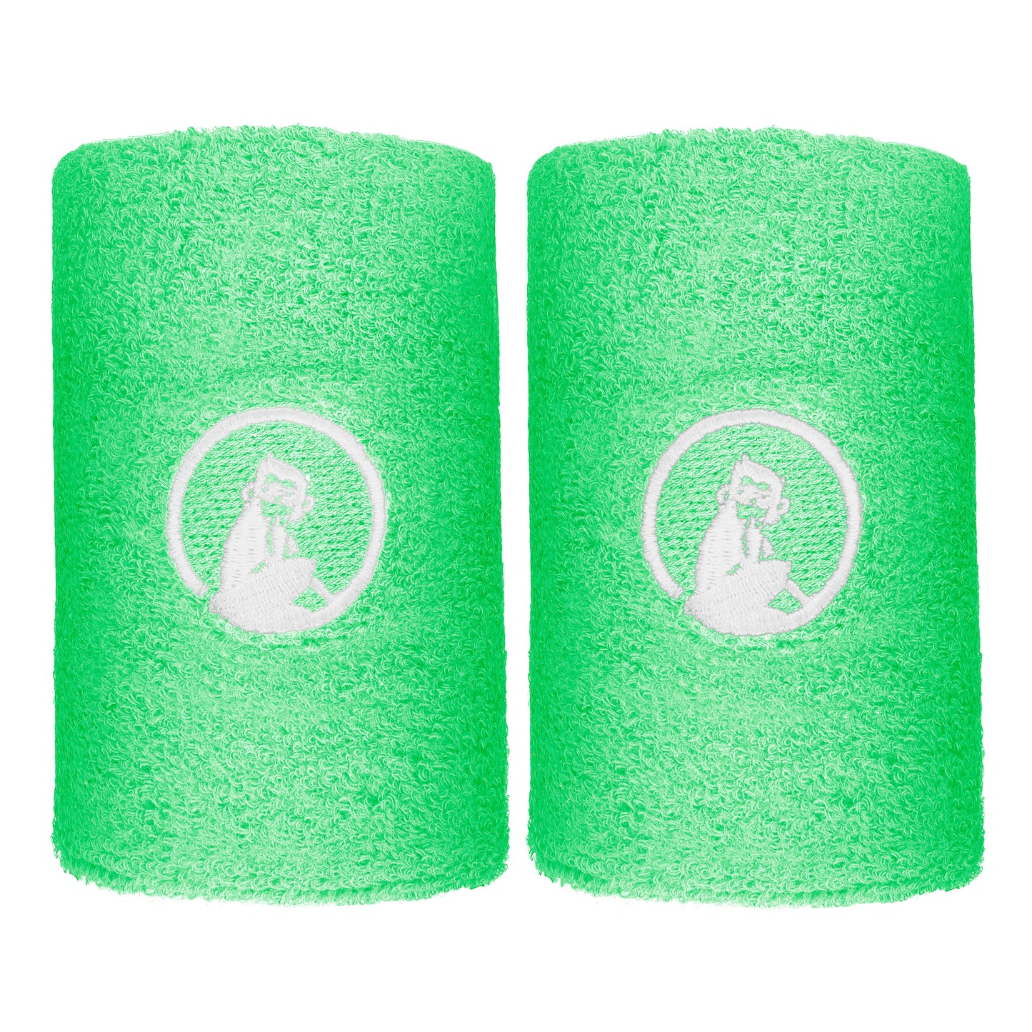 Quiet Please Poignet Pack de 2 unités long - vert, blanc Quiet Please Poignet Pack de 2 unités long - vert, blanc