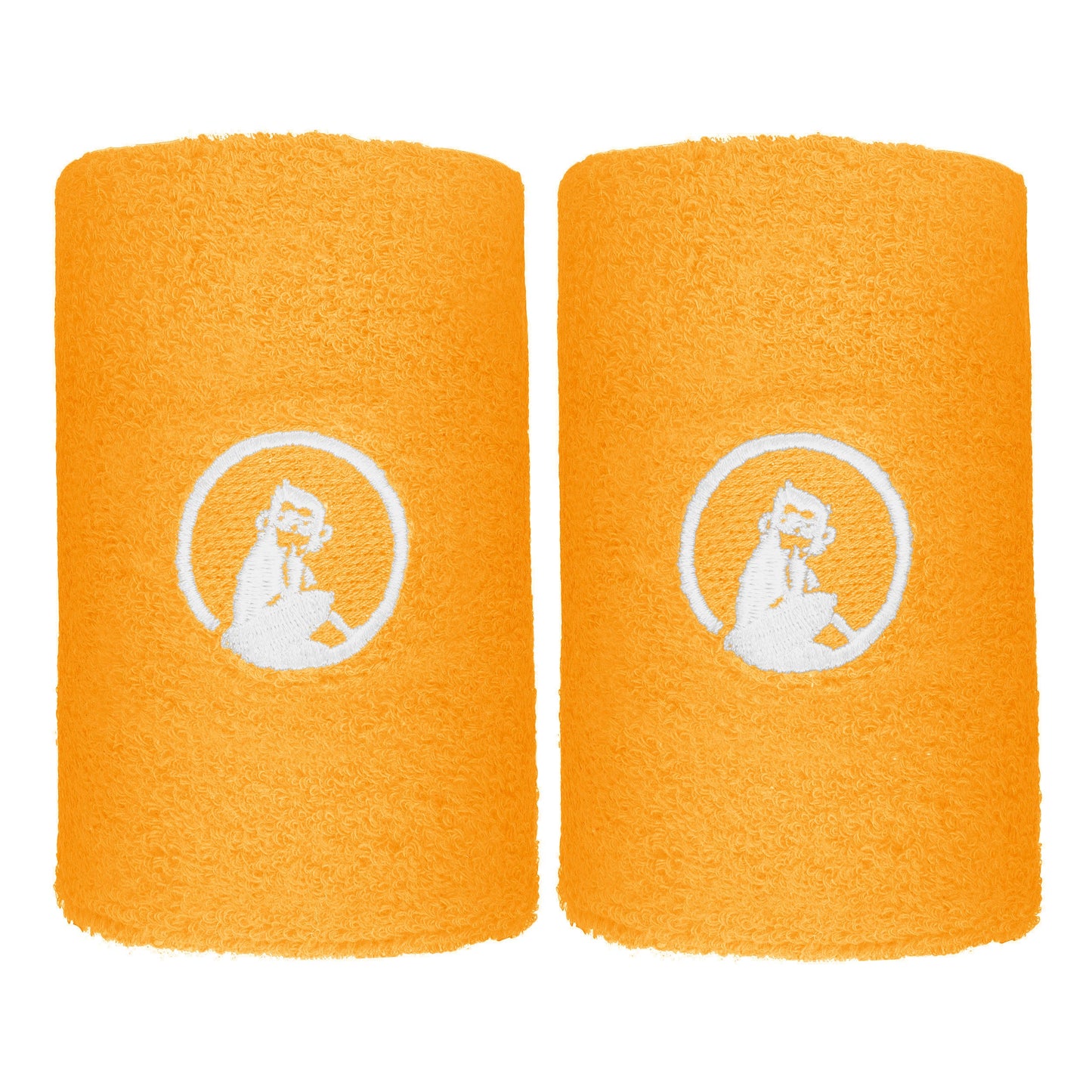 Quiet Please Glow Schweißband 2er Pack lang - orange, weiß Quiet Please Glow Schweißband 2er Pack lang - orange, weiß