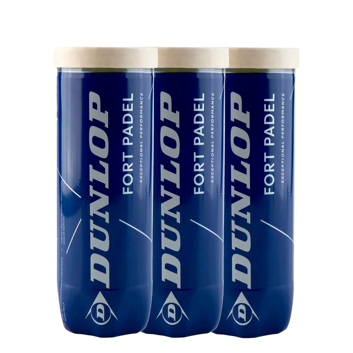 Dunlop 3 Tubes de 3 Fort Padel Dunlop 3 Tubes de 3 Fort Padel