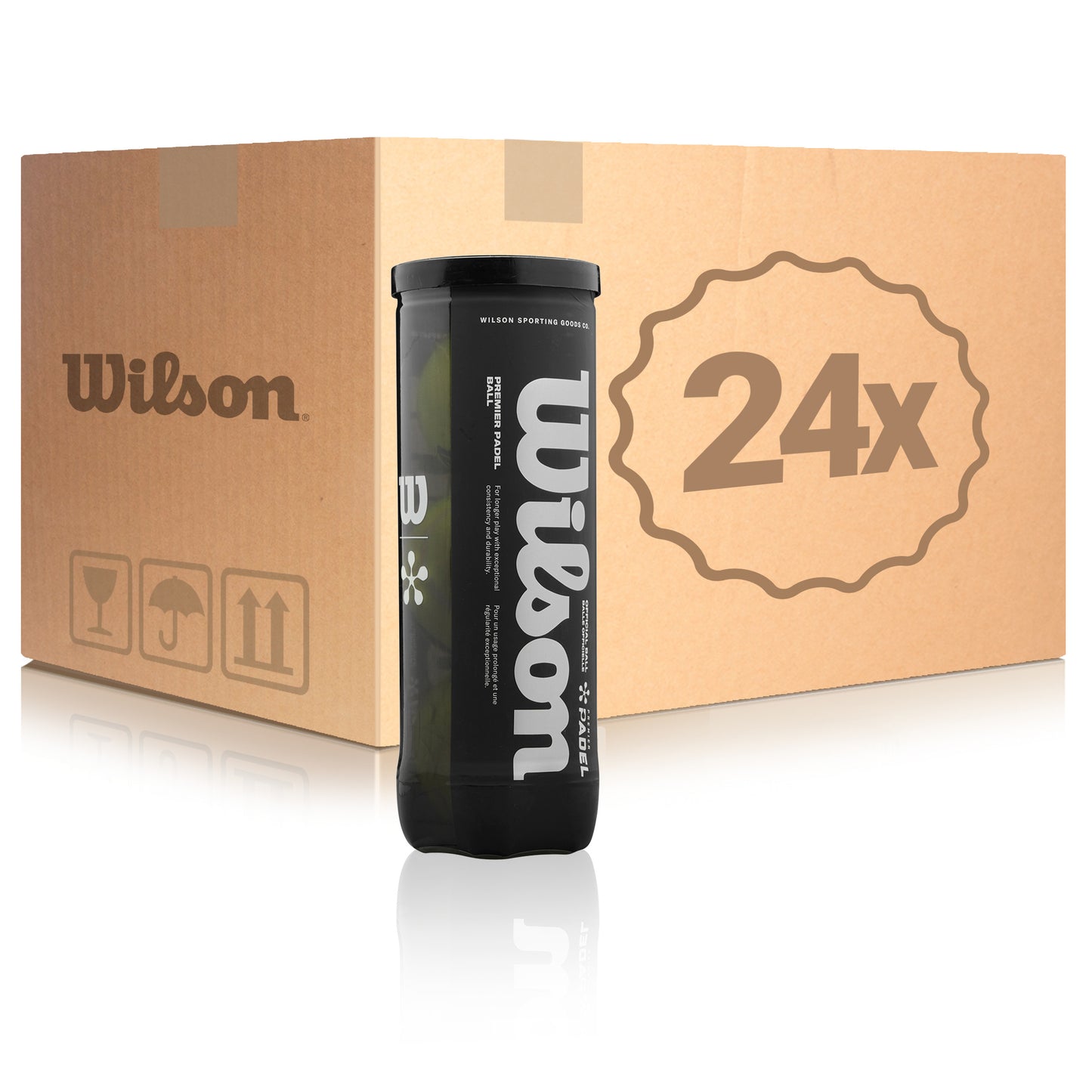 Wilson 24 Tubes de 3 Premier Padel X3 Wilson 24 Tubes de 3 Premier Padel X3