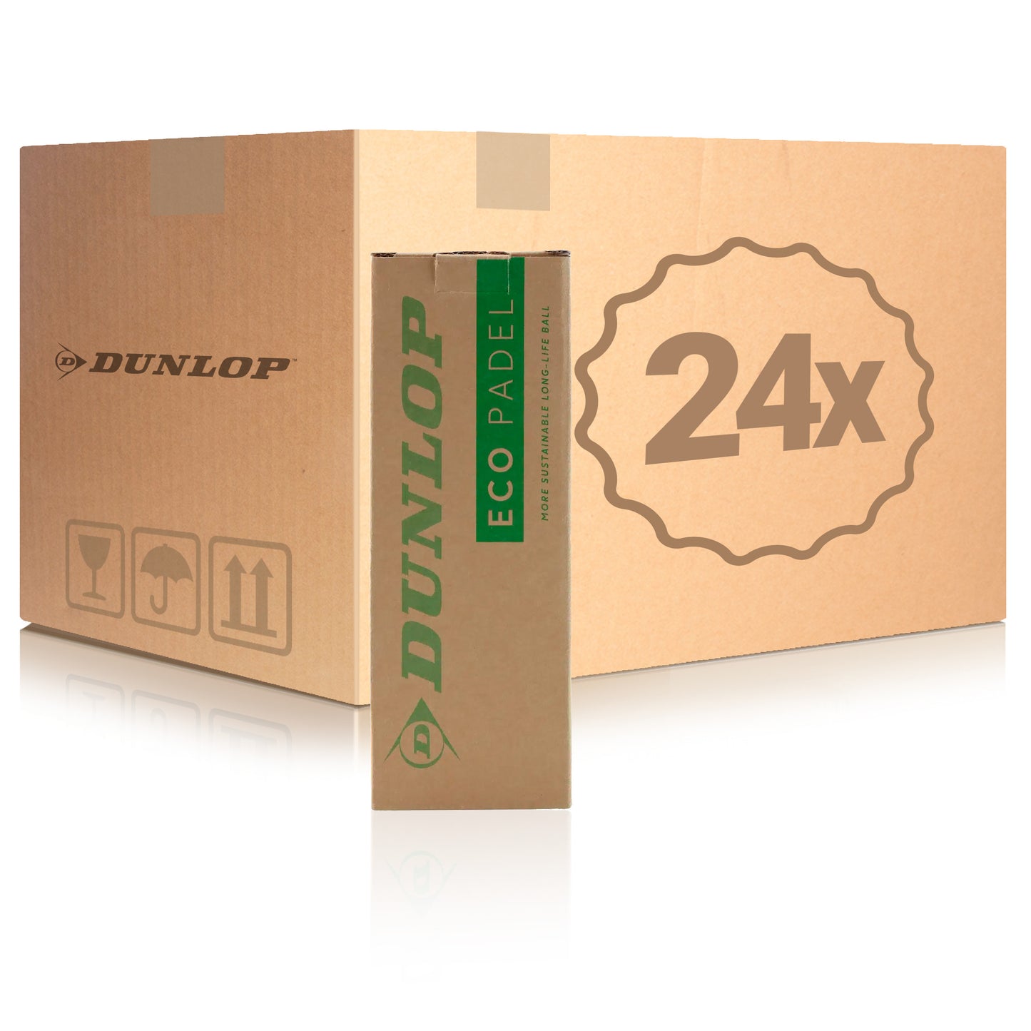 Dunlop 24 Tubes de 3 Eco Padel Dunlop 24 Tubes de 3 Eco Padel