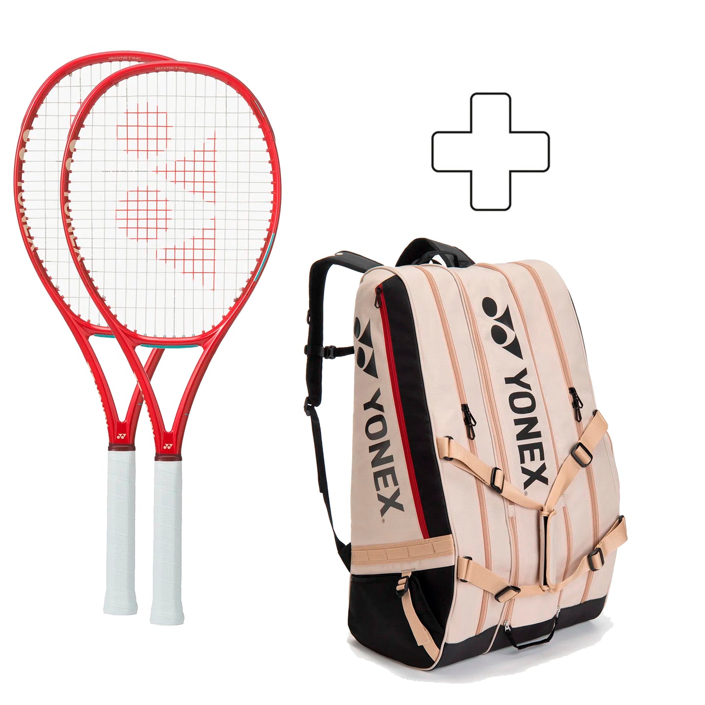 Yonex 2x VCore 100 (2026) + sac de tennis Yonex 2x VCore 100 (2026) + sac de tennis