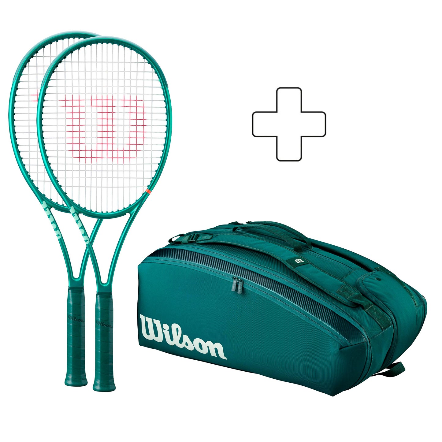 Wilson 2x Blade Blade 98 16X19 V10 plus Schlägertasche Wilson 2x Blade Blade 98 16X19 V10 plus Schlägertasche