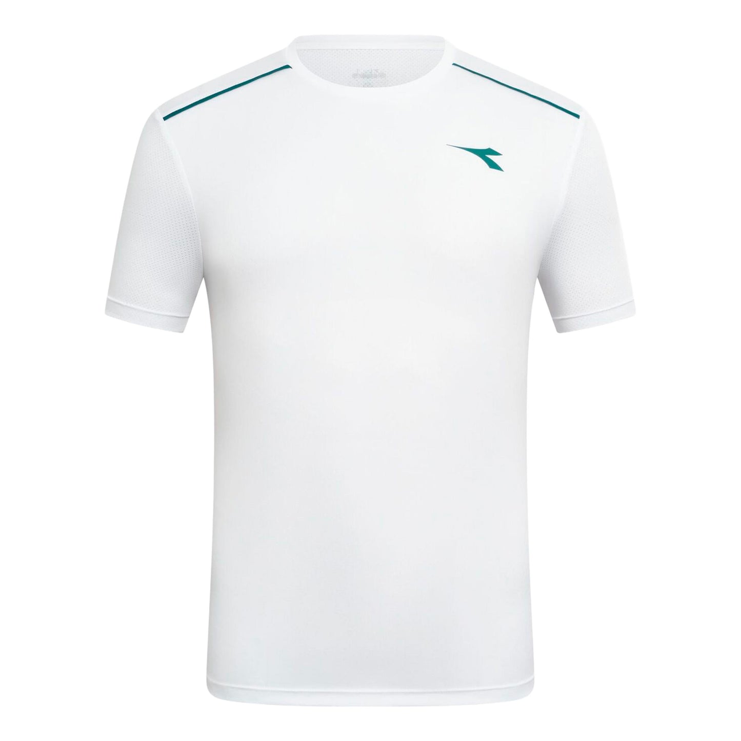 Diadora Court T-shirt Hommes-blanc Diadora Court T-shirt Hommes-blanc