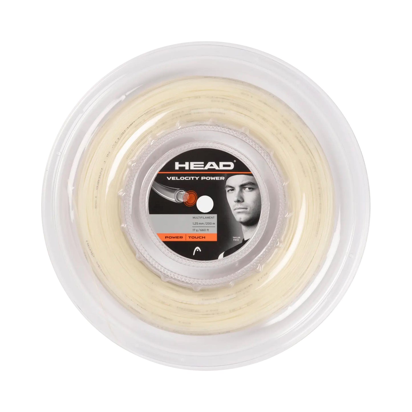 HEAD Velocity MLT Power Bobine cordage 200m - écru HEAD Velocity MLT Power Bobine cordage 200m - écru
