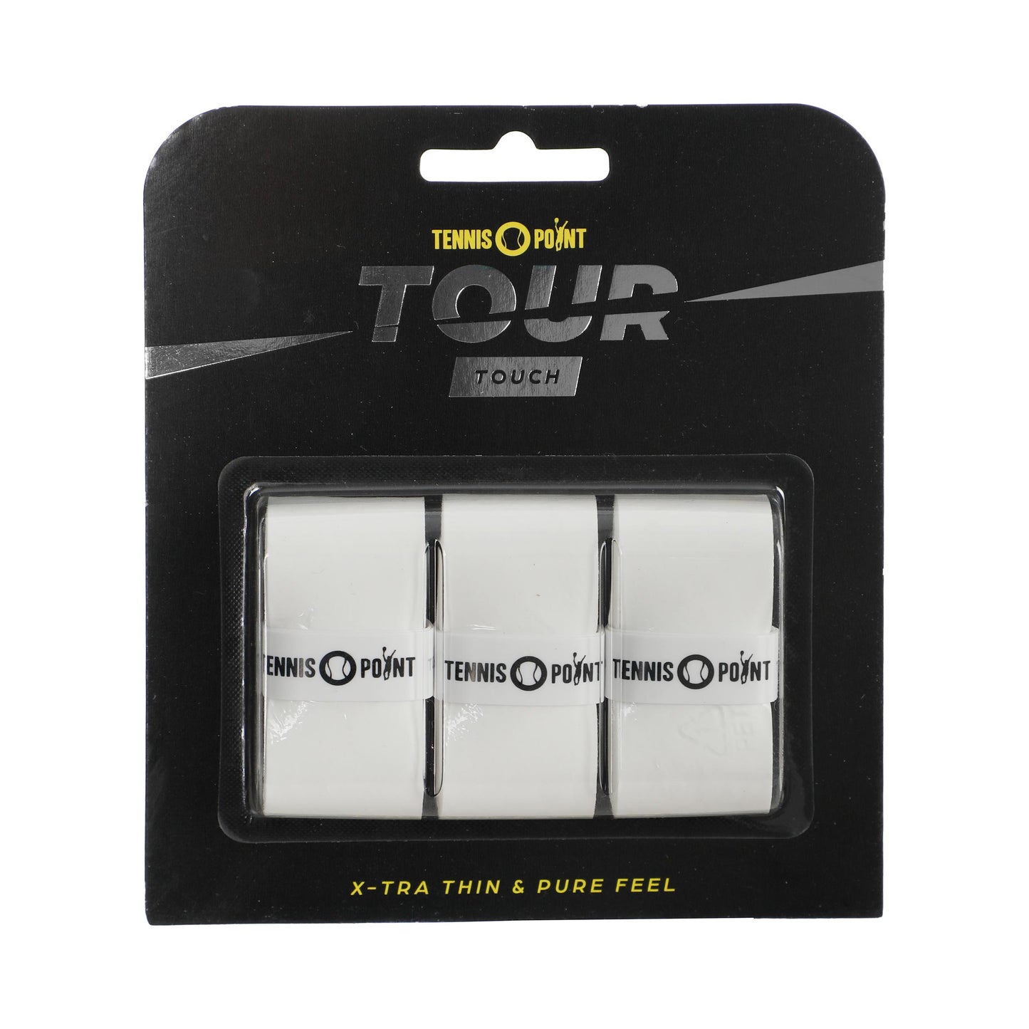 Tennis-Point Tour Touch 3er Pack - weiß Tennis-Point Tour Touch 3er Pack - weiß