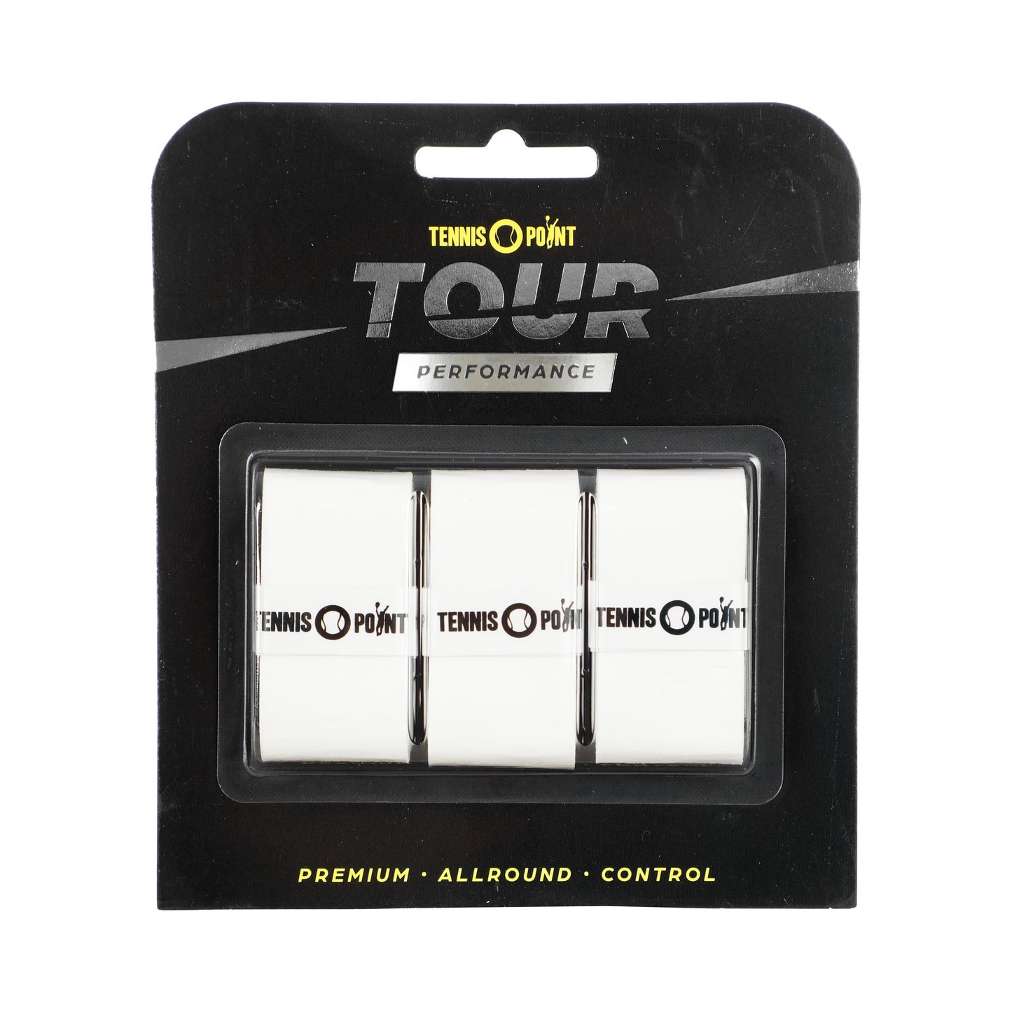 Tennis-Point Tour Performance 3er Pack - weiß Tennis-Point Tour Performance 3er Pack - weiß