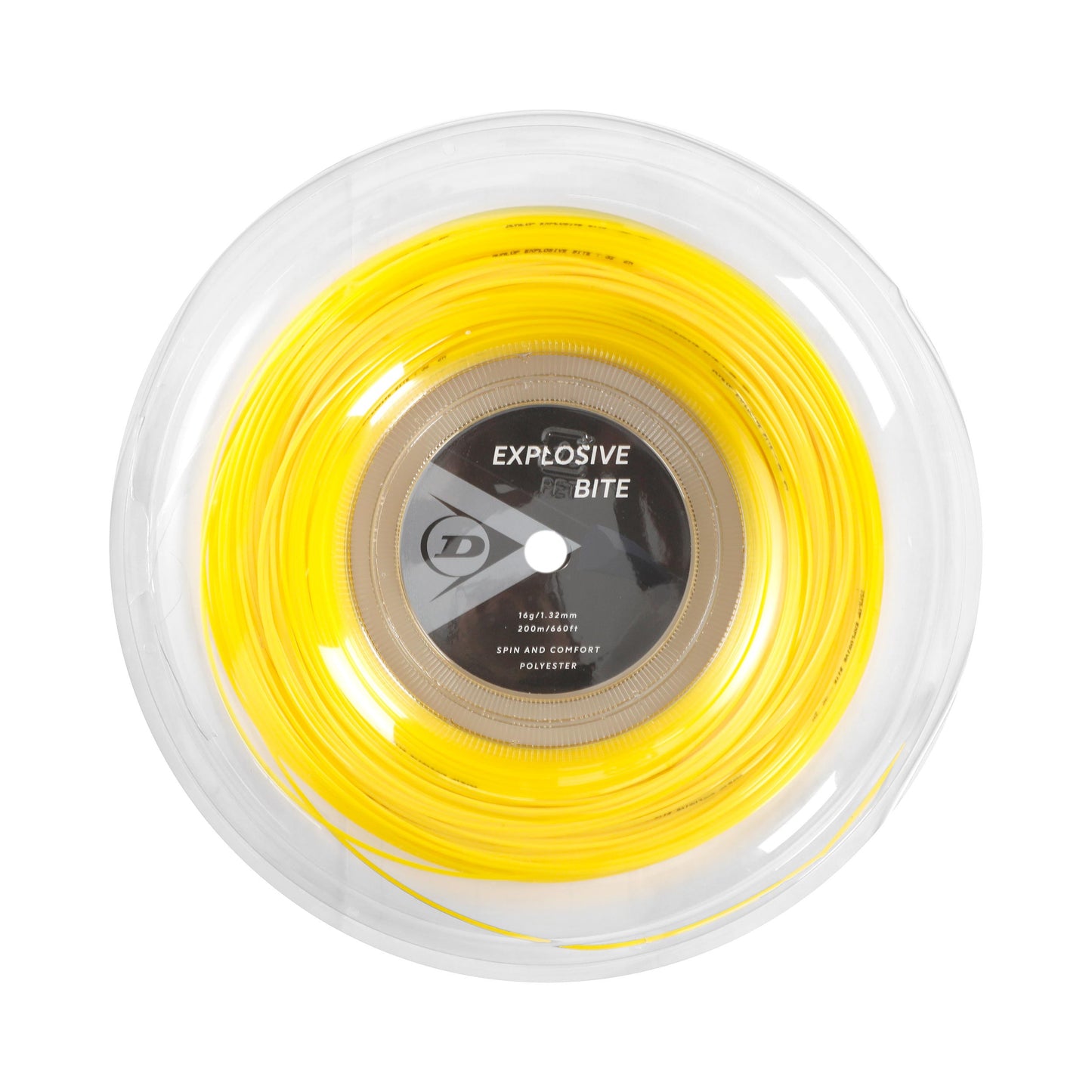 Dunlop Explosive Bite Rotolo di corde 200m - giallo Dunlop Explosive Bite Rotolo di corde 200m - giallo