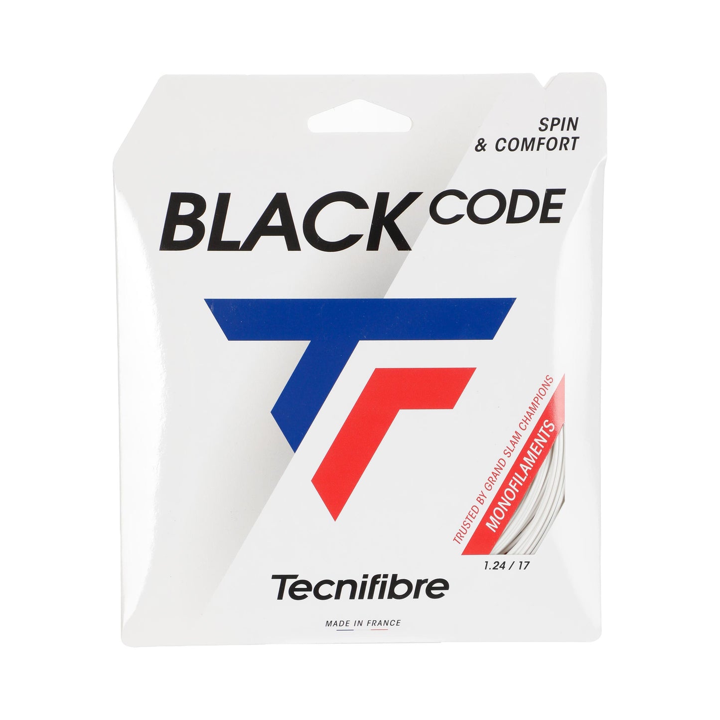 Tecnifibre Black Code Spezial Saitenset 12,2m - weiß Tecnifibre Black Code Spezial Saitenset 12,2m - weiß