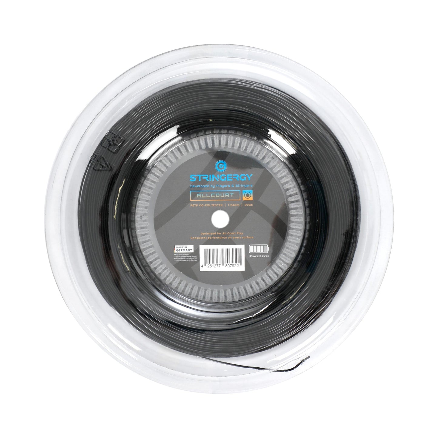 Stringergy Allcourt Saitenrolle 220m - schwarz Stringergy Allcourt Saitenrolle 220m - schwarz