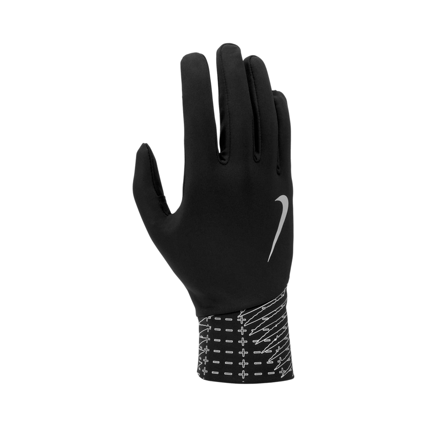 Nike Pacer Lightweight Reflective Guanti da corsa Uomini - nero, argento Nike Pacer Lightweight Reflective Guanti da corsa Uomini - nero, argento