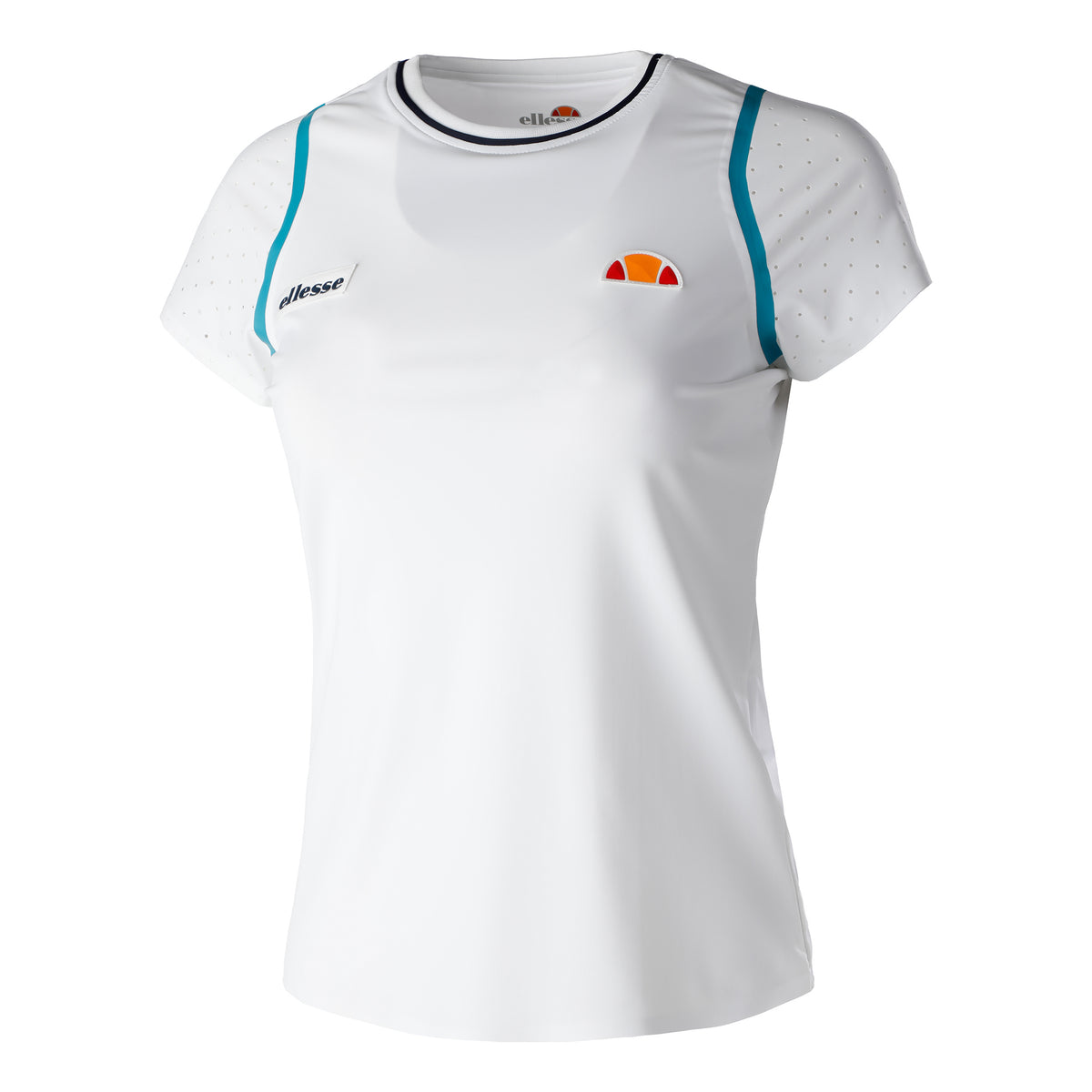 Ellesse Guscio Maglietta Donna - bianco, blu
