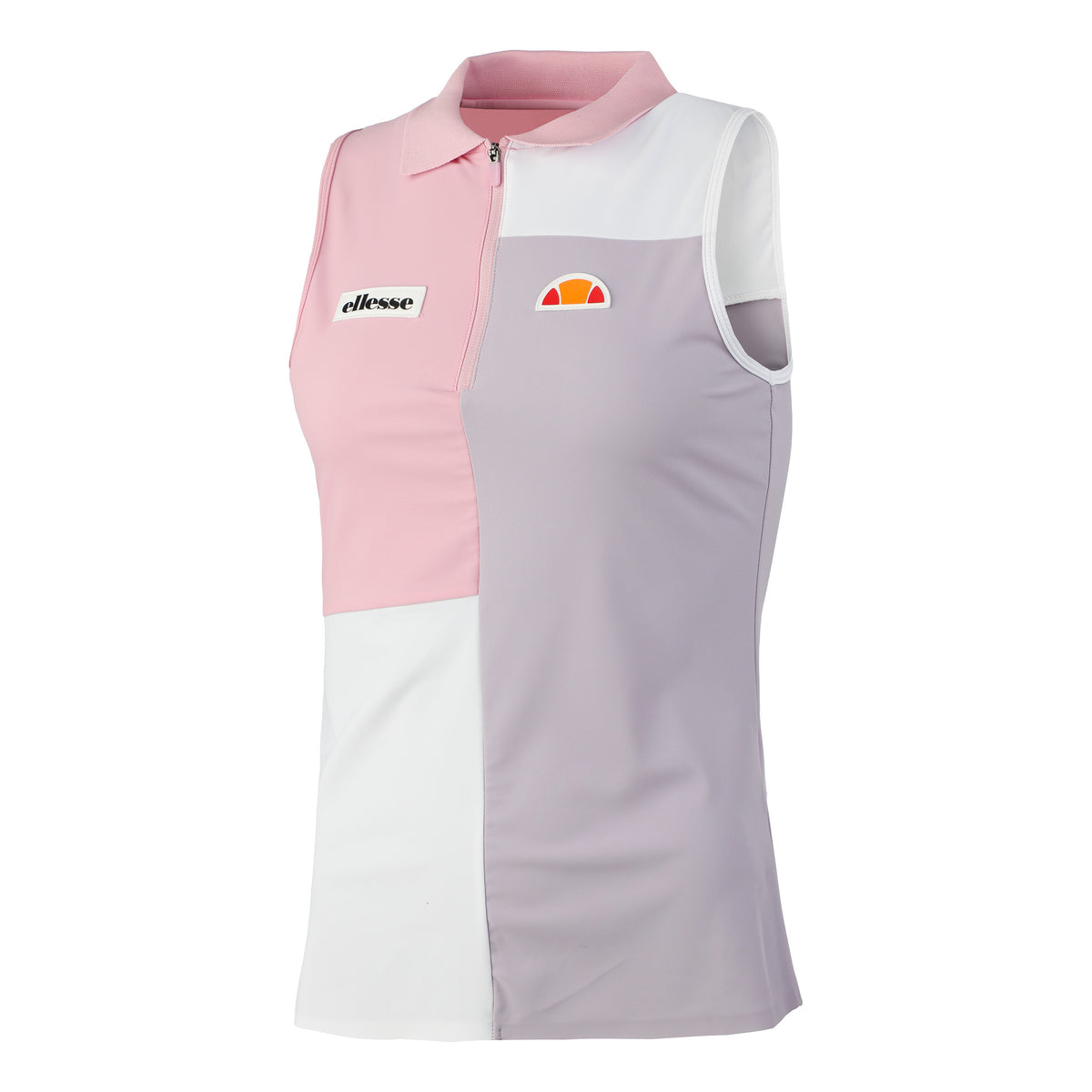 Ellesse Gisela Polo Donna - viola, bianco
