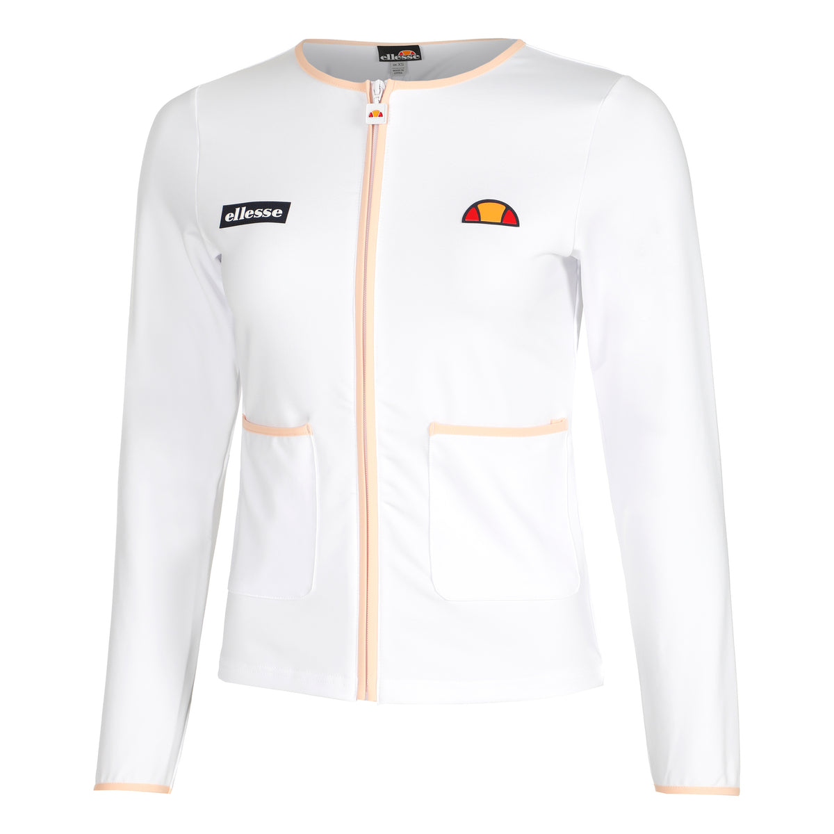 Ellesse Cressida Haut manches longues Femmes - blanc, abricot