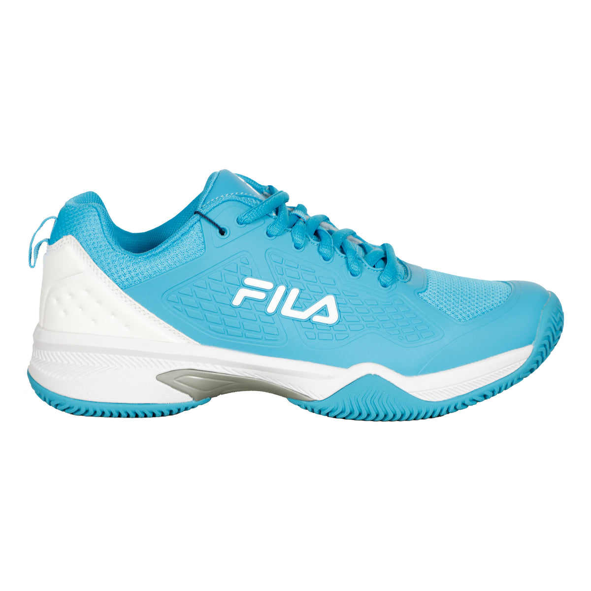 Fila Incontro Allcourtschuh Damen - türkis, weiß