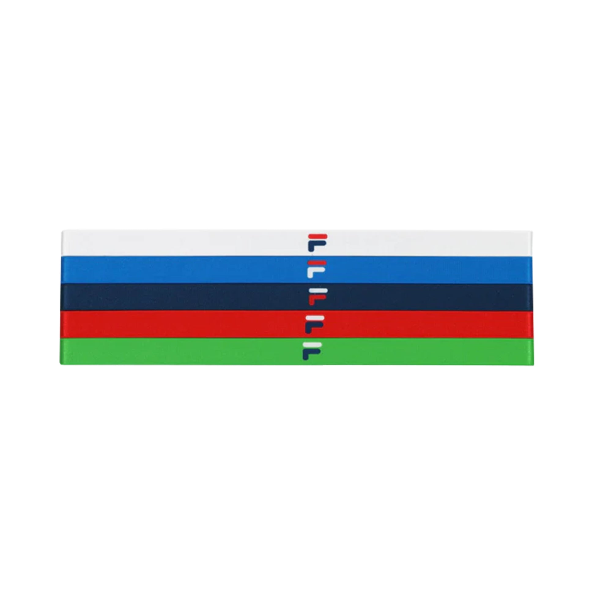 Fila Millie Stirnband Unisex - weiß, dunkelblau