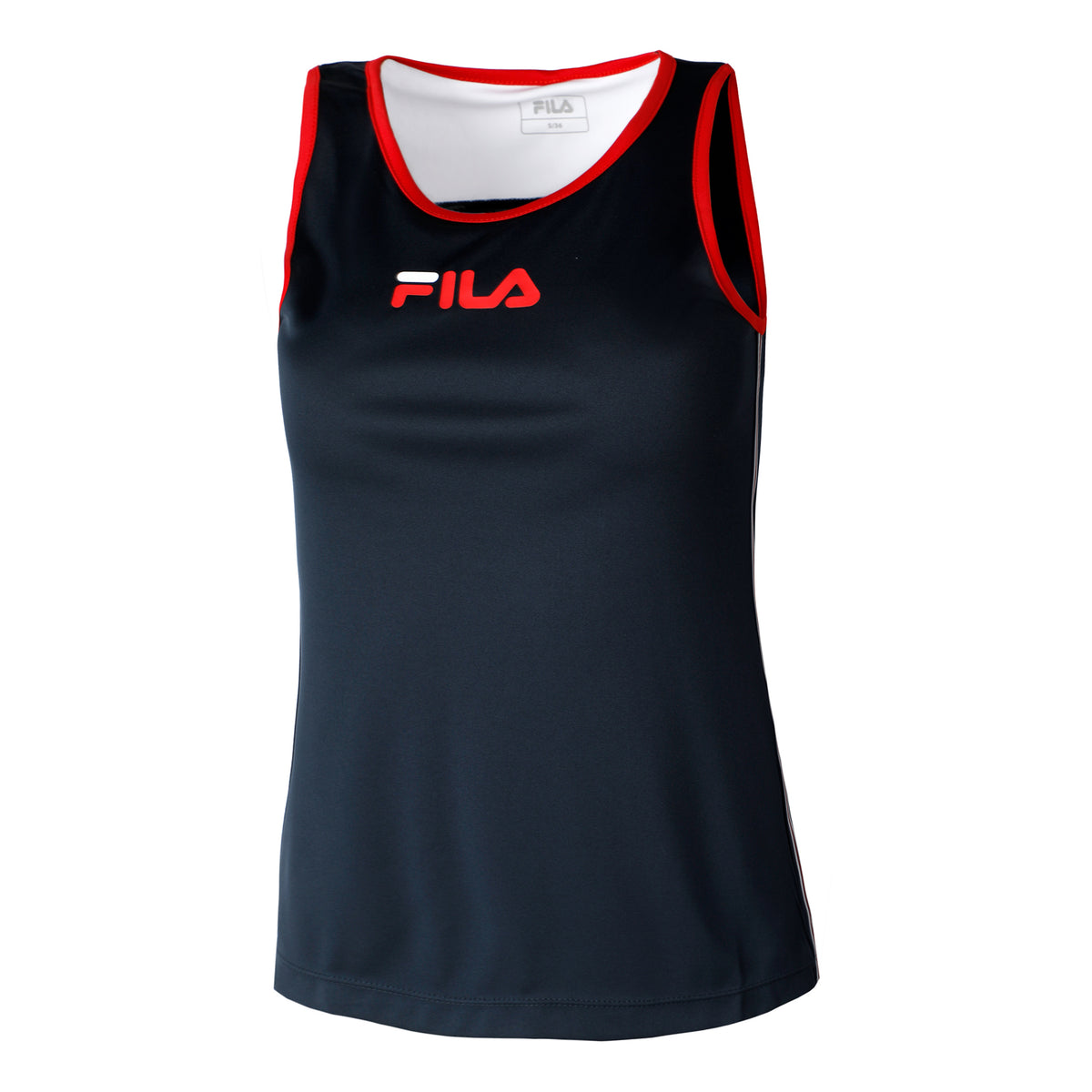 Fila Amber Canottiera Donna - blu scuro, rosso