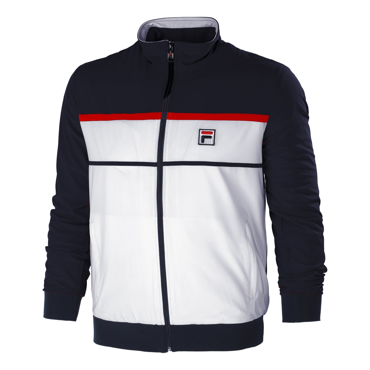Fila Max Giacca da allenamento Uomini - bianco, blu scuro