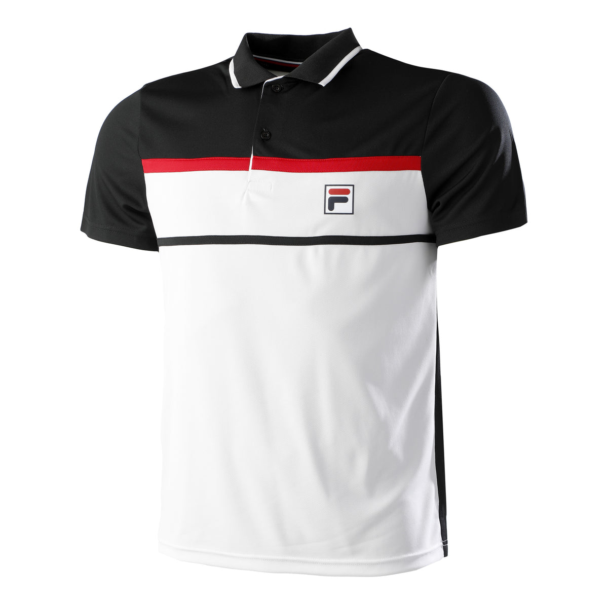 Fila Anton Polo Herren - weiß, schwarz