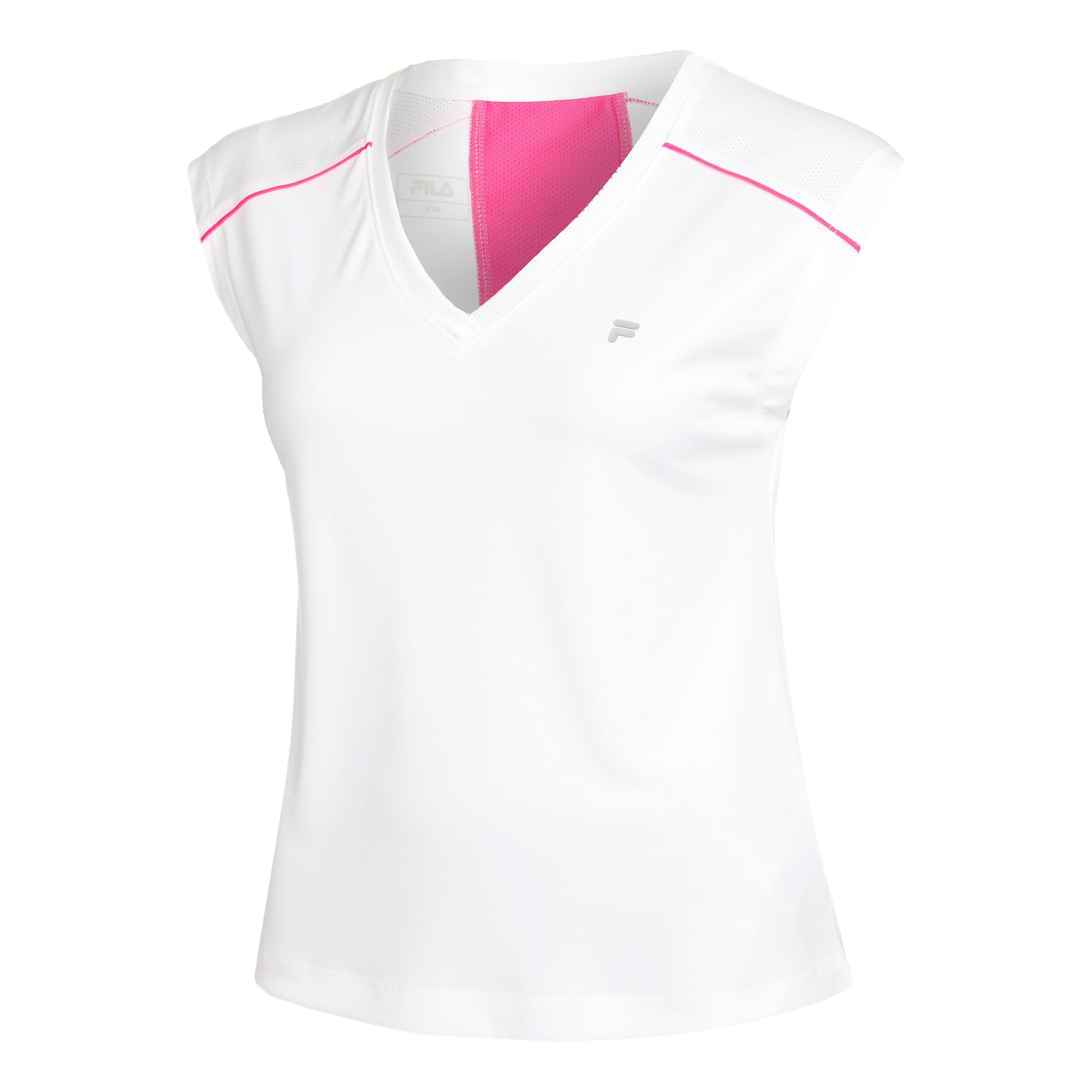 Fila Marlis T-shirt Femmes - blanc, pink
