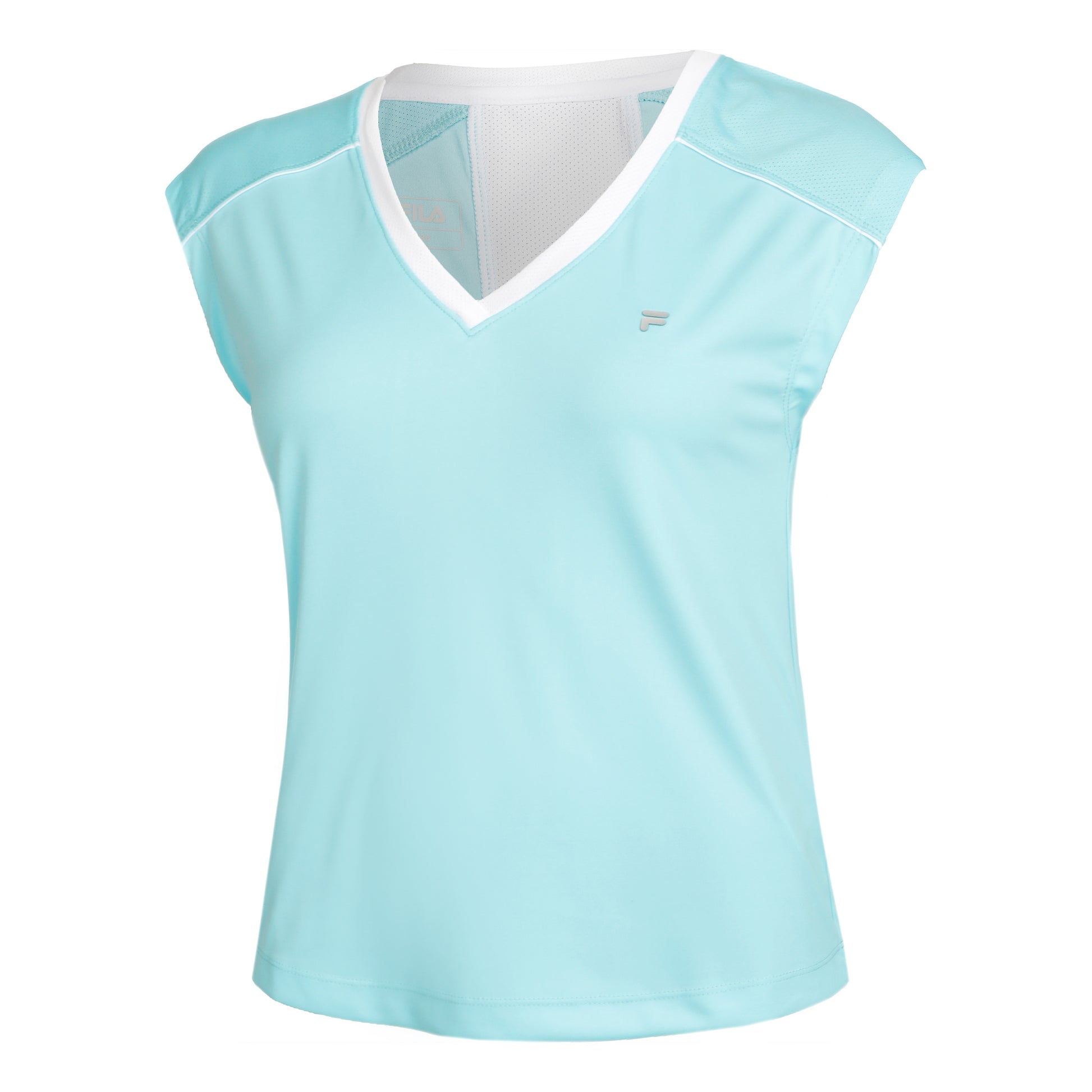 Fila Marlis T-Shirt Damen - türkis, weiß
