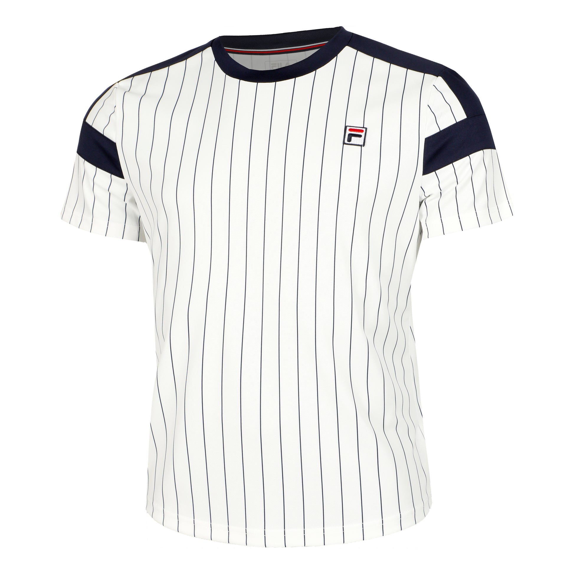 Fila Stripes Jascha Maglietta Uomini - crema,