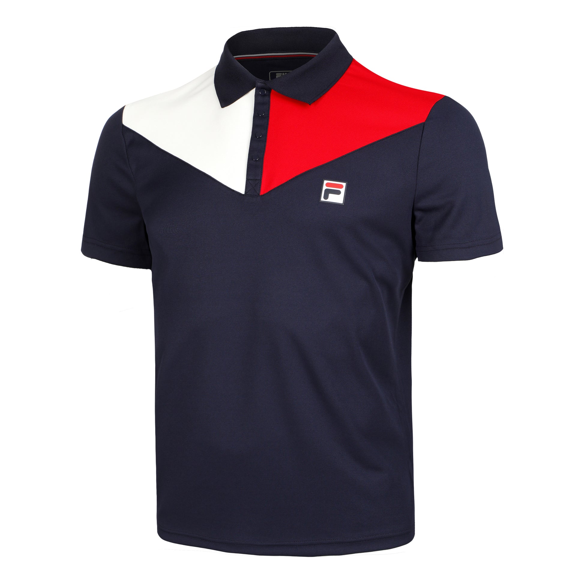 Fila Nilo Polo Hommes - bleu foncé, multicouleur