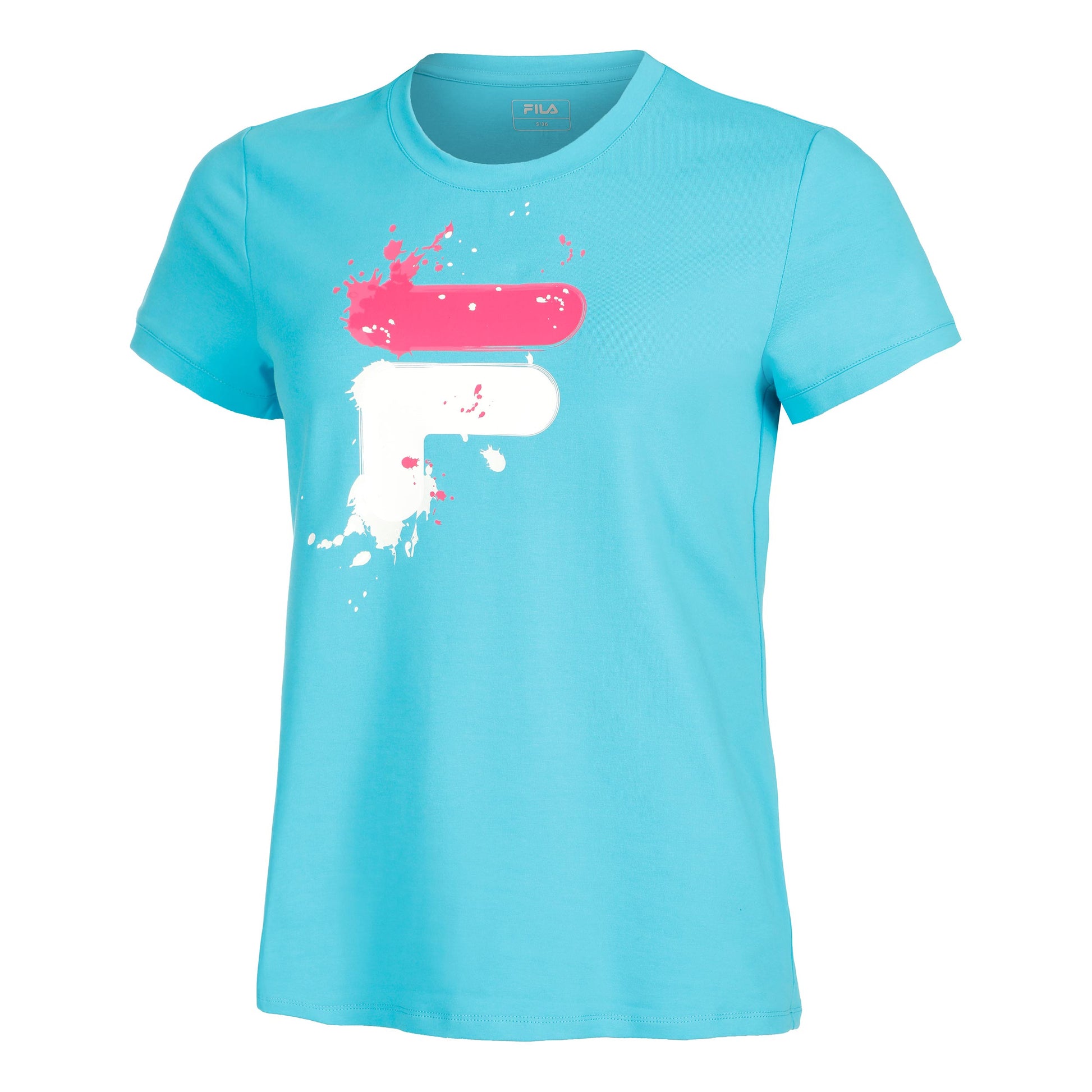 Fila Emelie T-Shirt Damen - blau, mehrfarbig