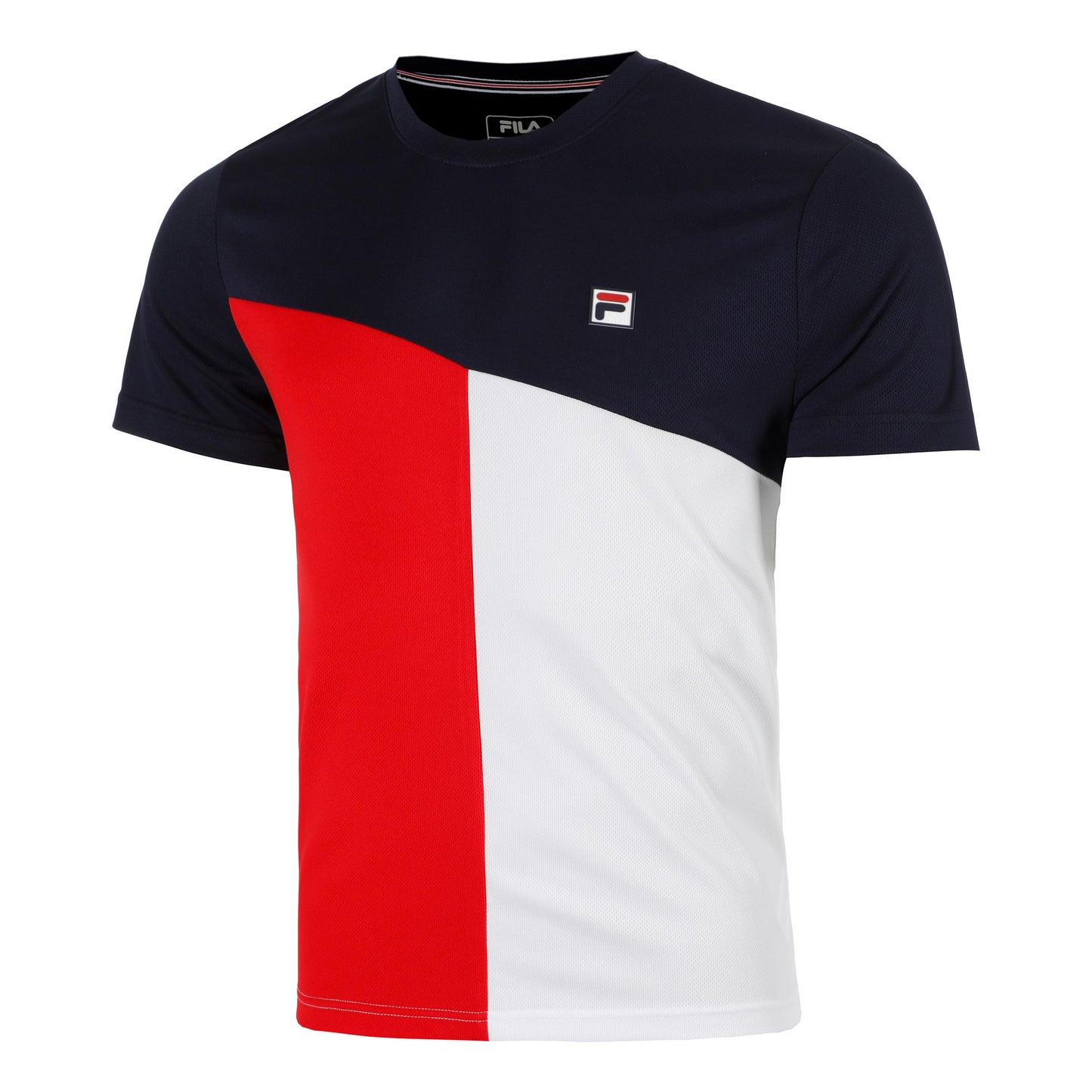 Fila Christian T-Shirt Herren-Dunkelblau,Rot