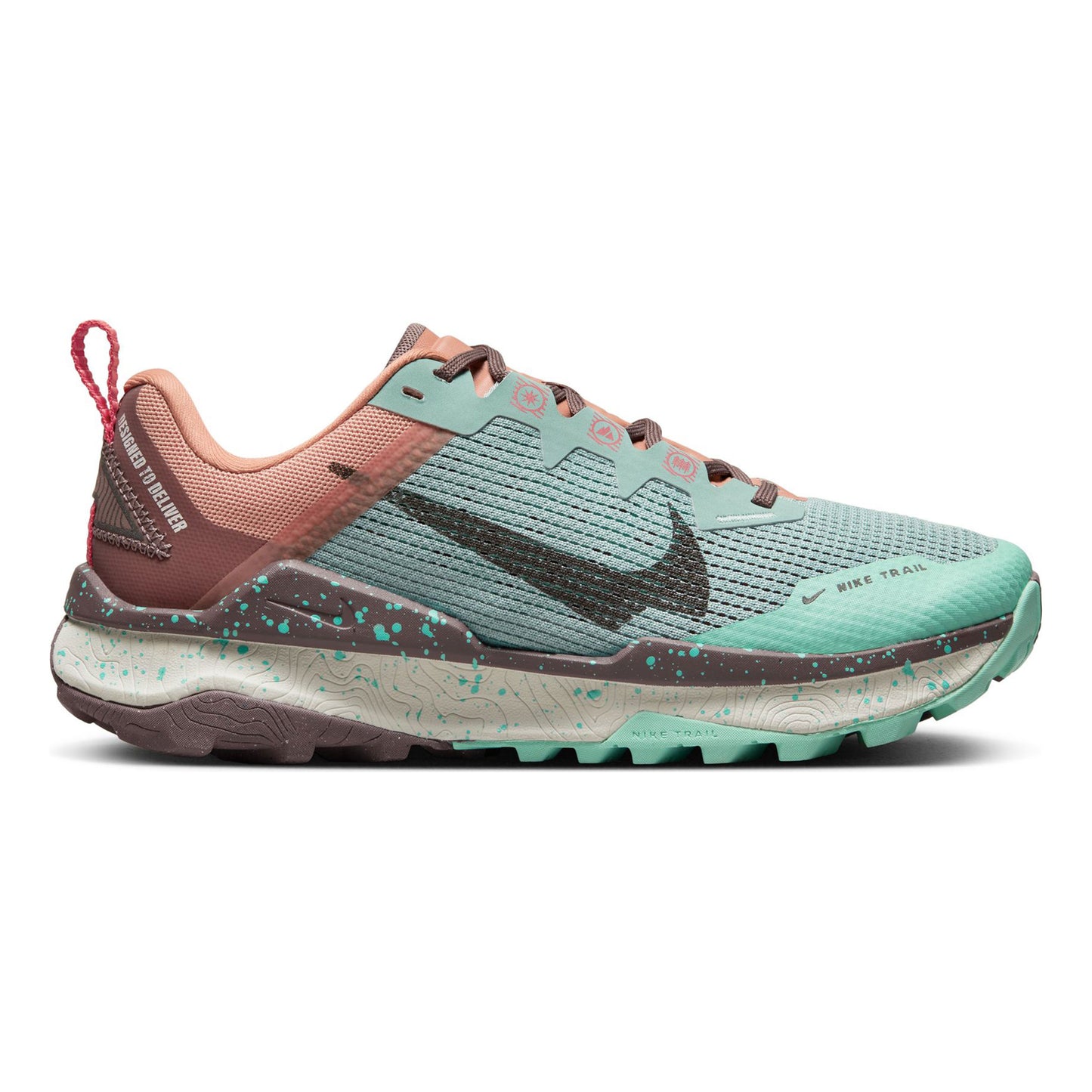 Nike React Wildhorse 8 Trailschuh Damen - petrol, orange