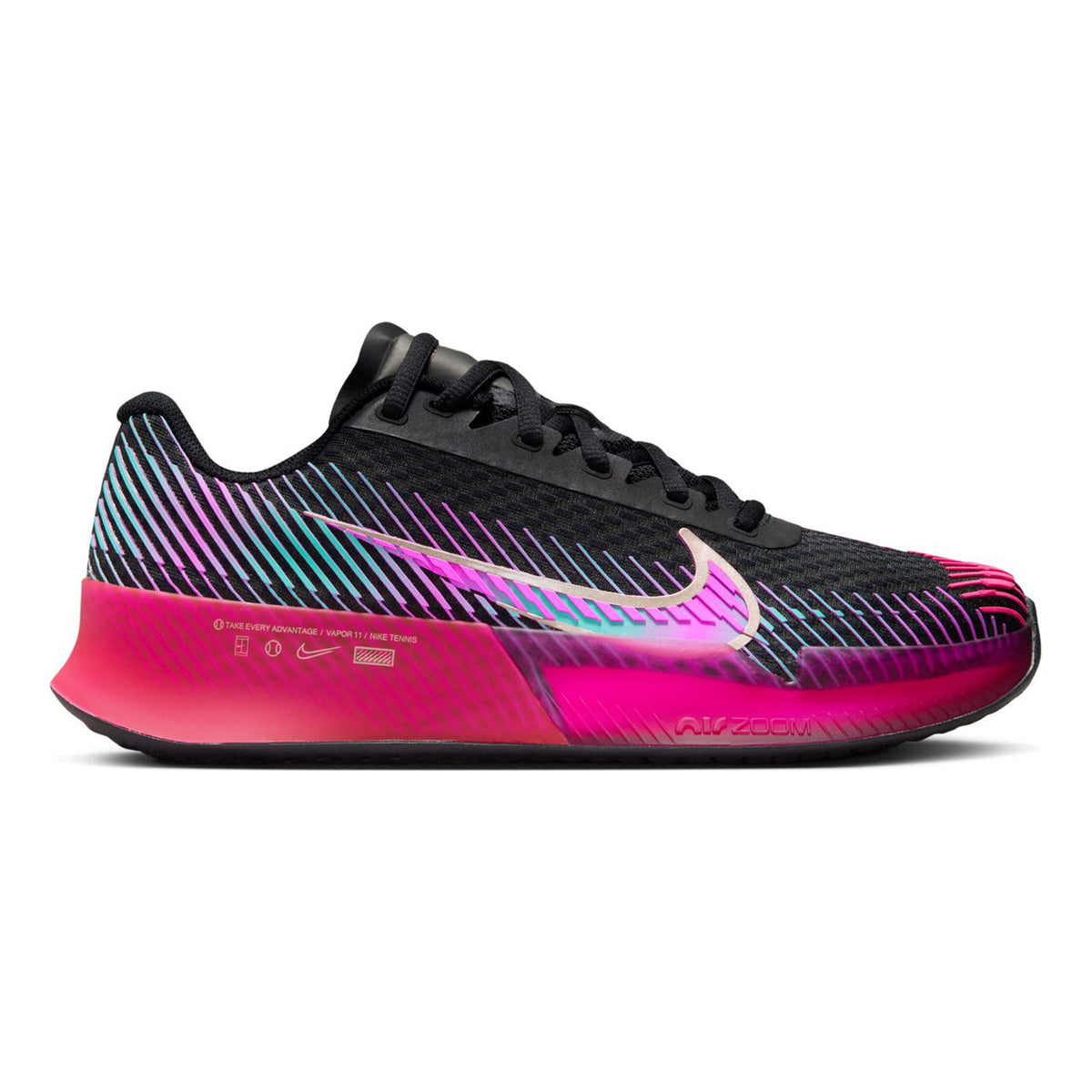 Nike Air Zoom Vapor 11 Premium Scarpa per tutte le superfici Donna - nero, berry