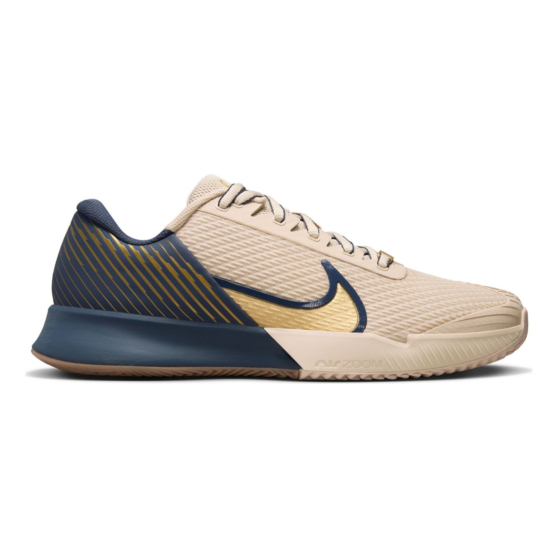 Nike Air Zoom Vapor Pro 2 PRM Scarpa Per Terra Rossa Uomini-Beige,Blu Scuro