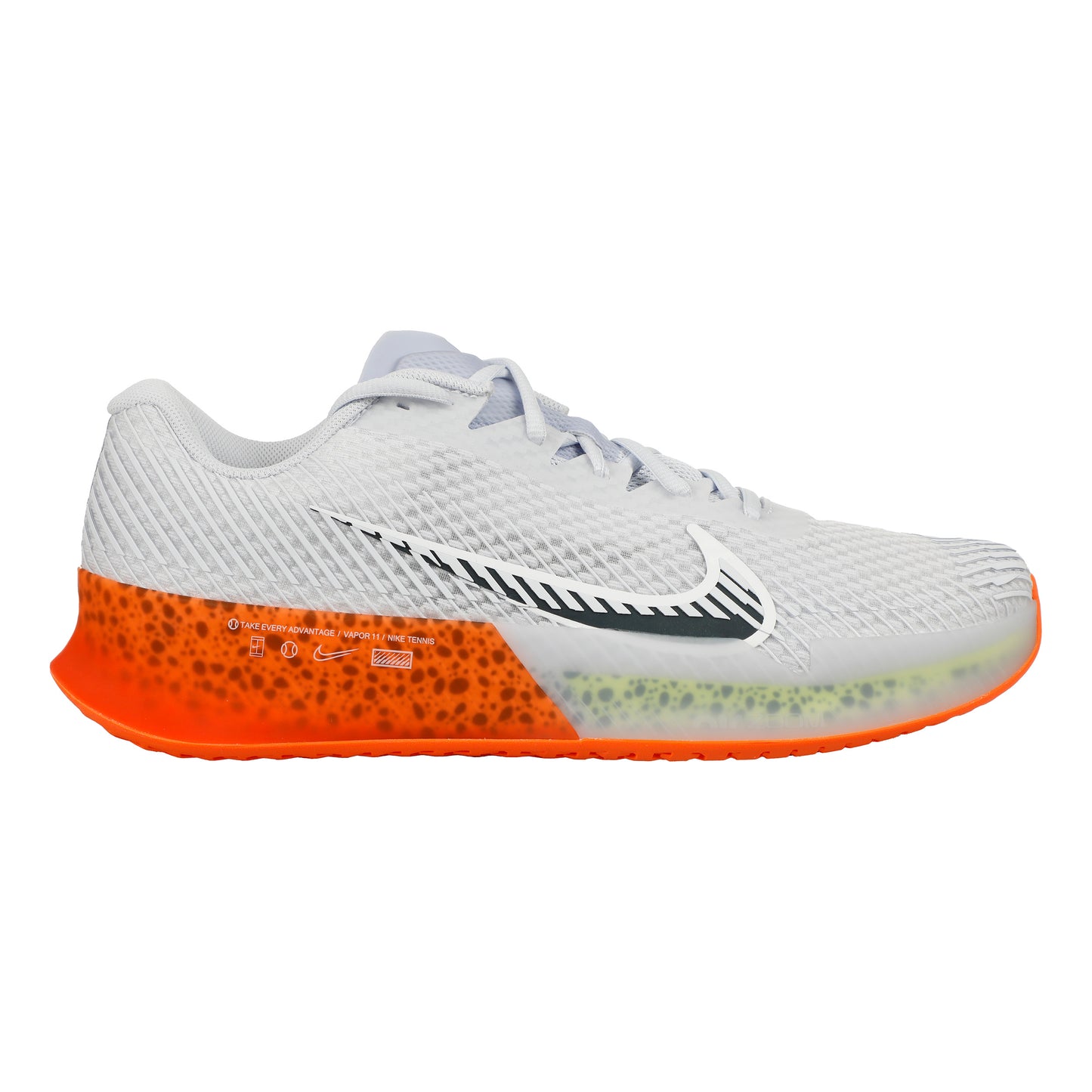 Nike Air Zoom Vapor 11 Electric Scarpa per tutte le superfici Uomini - bianco, arancione