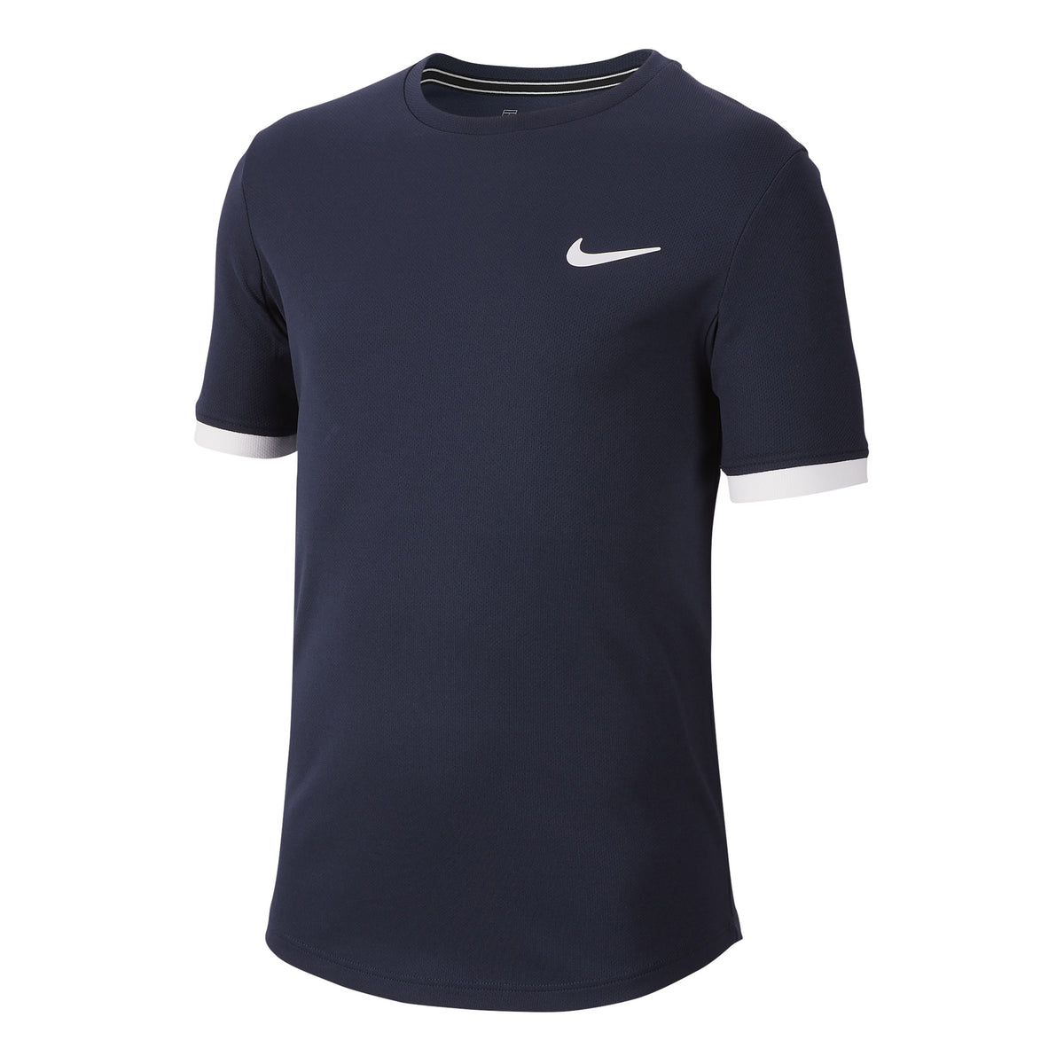Nike Court Dry Maglietta Ragazzi - blu scuro, bianco