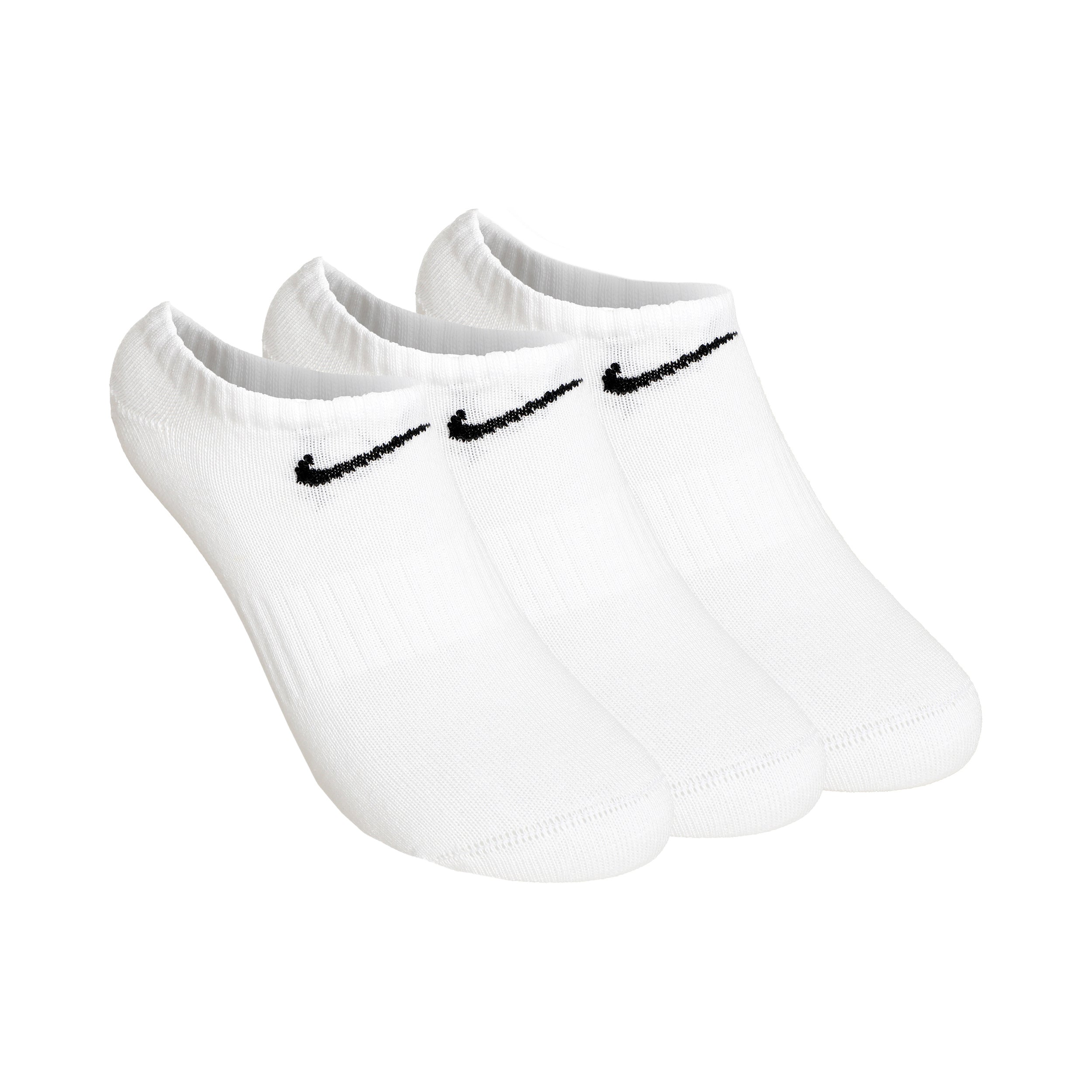 Nike Everyday Lightweight Chaussettes de tennis Pack de 3 Unisex - blanc, noir