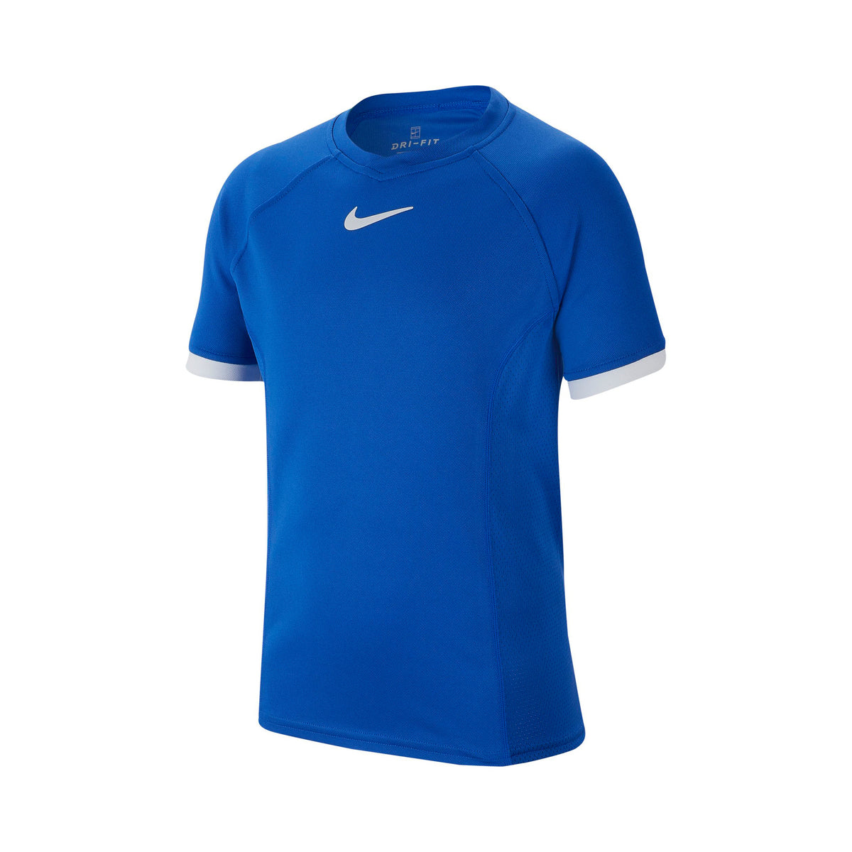 Nike Court Dri-Fit T-shirt Garçons - bleu, blanc
