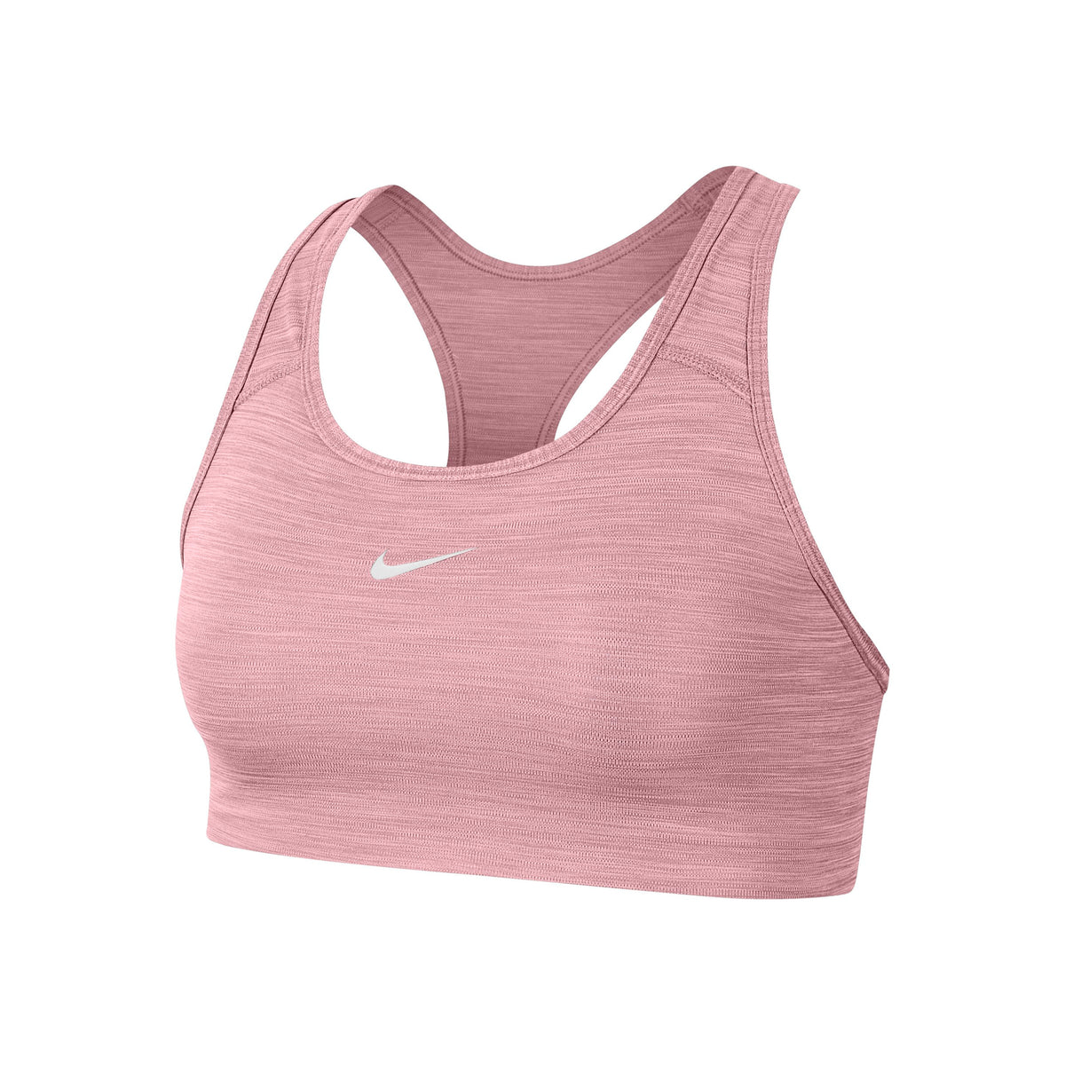 Nike Dri-Fit Swoosh Sport-BH Damen - rosa, weiß