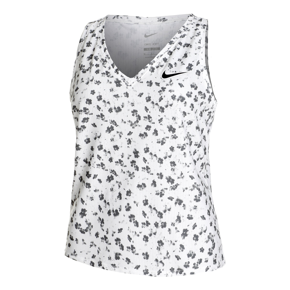 Nike Dri-Fit Printed Canottiera Donna - bianco, nero